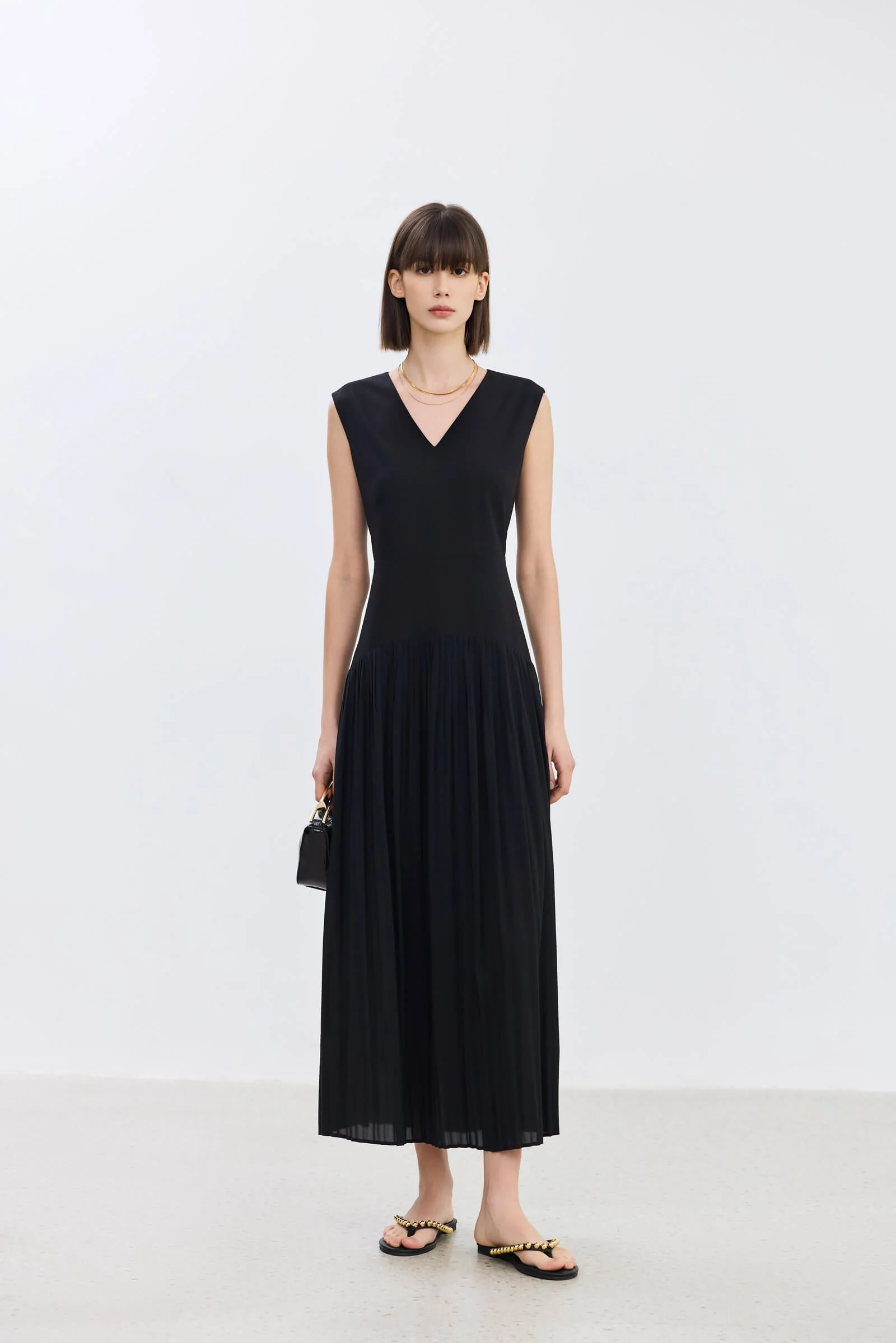 LILY College Style Pleated Dress - Image 8