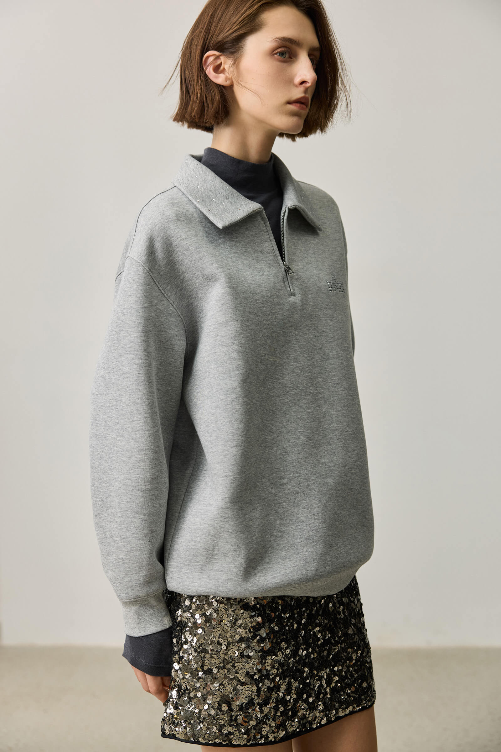 LILY Collegiate Polo Sweatshirt - Image 6