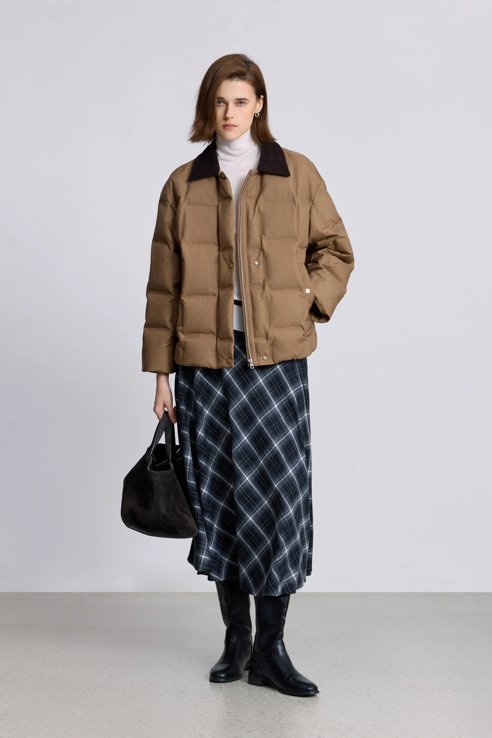 LILY Colorblock Down Jacket - Image 2