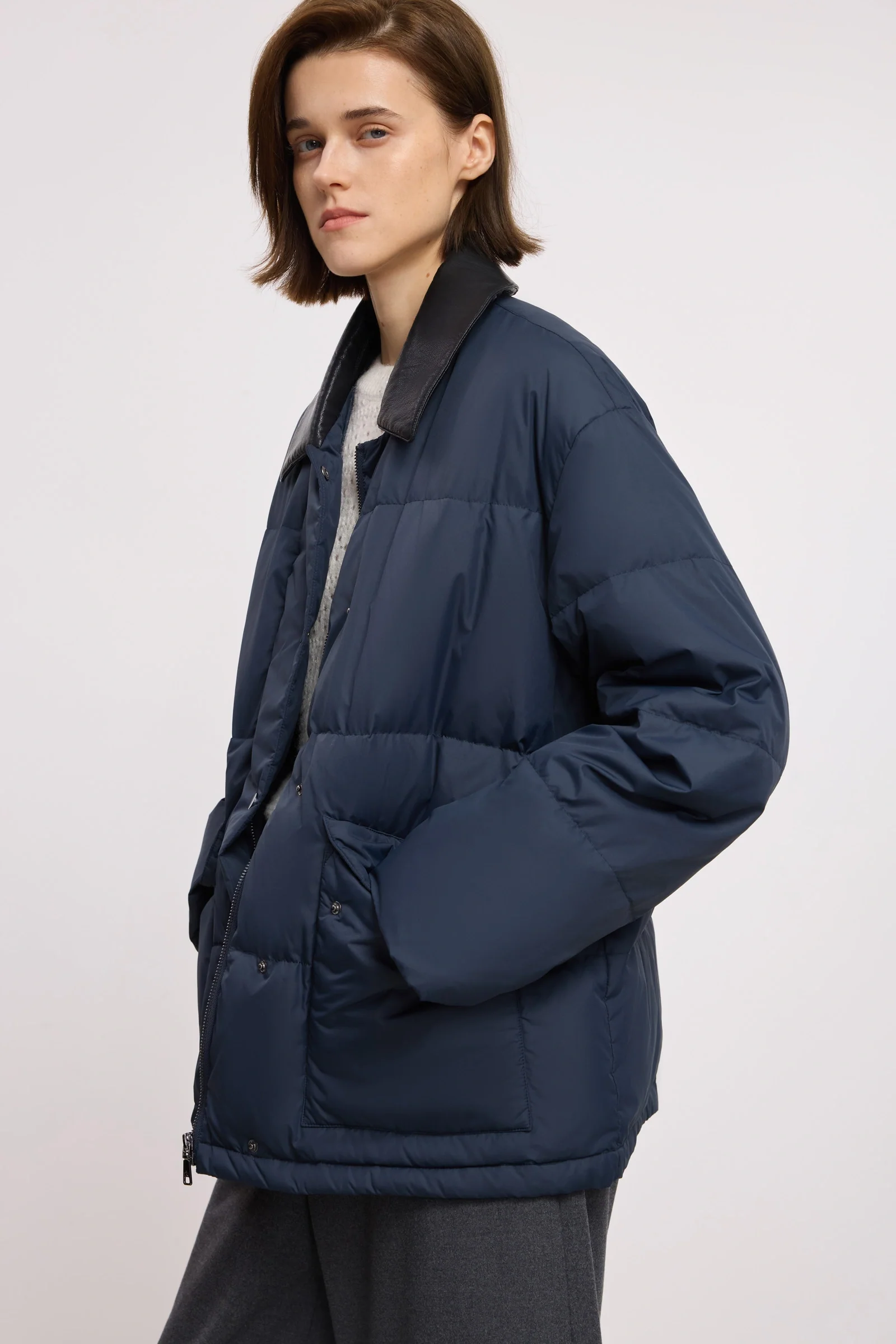 LILY Colorblock Down Puffer Jacket - Image 6