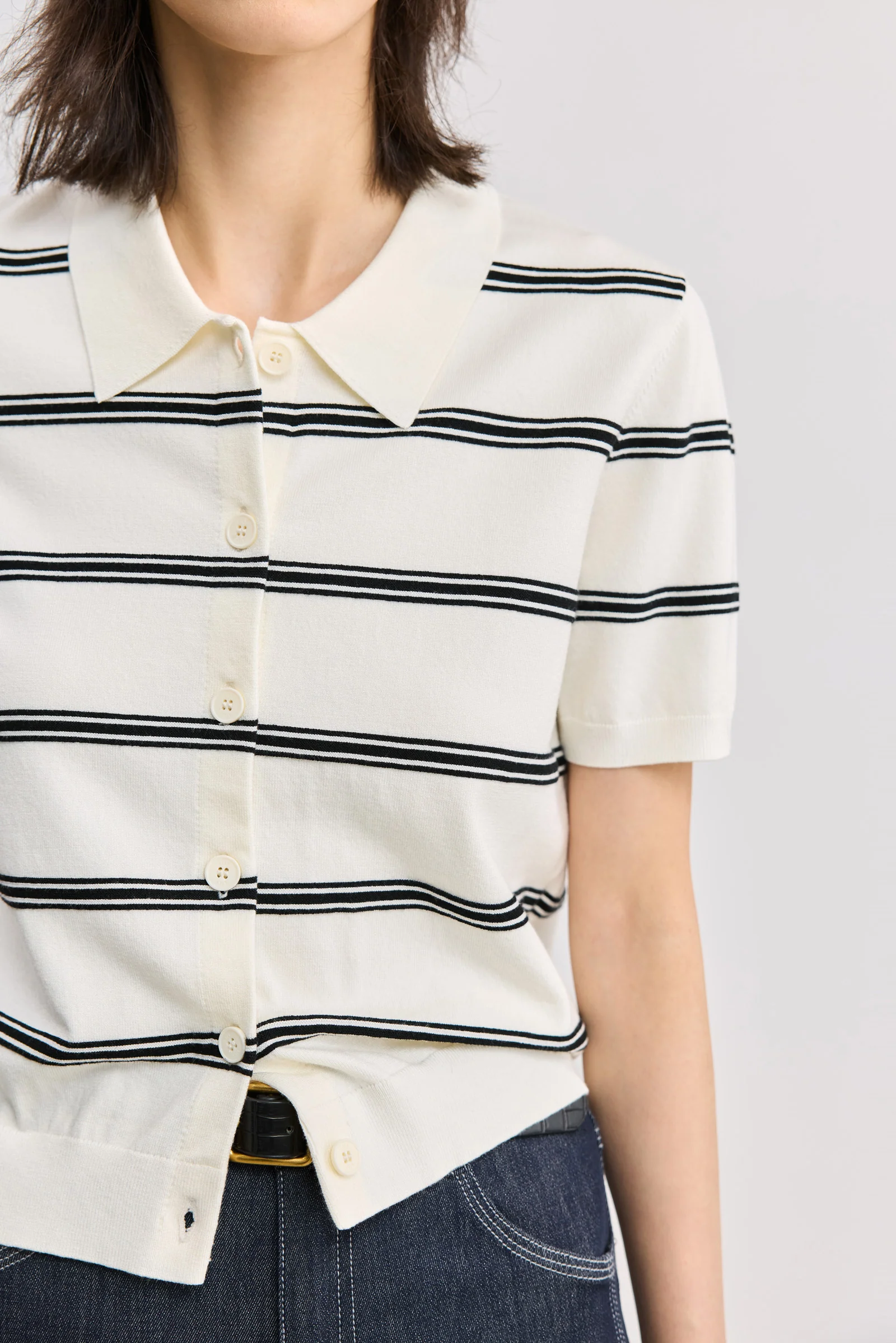 LILY Colorblock Stripe Knit Top - Image 8