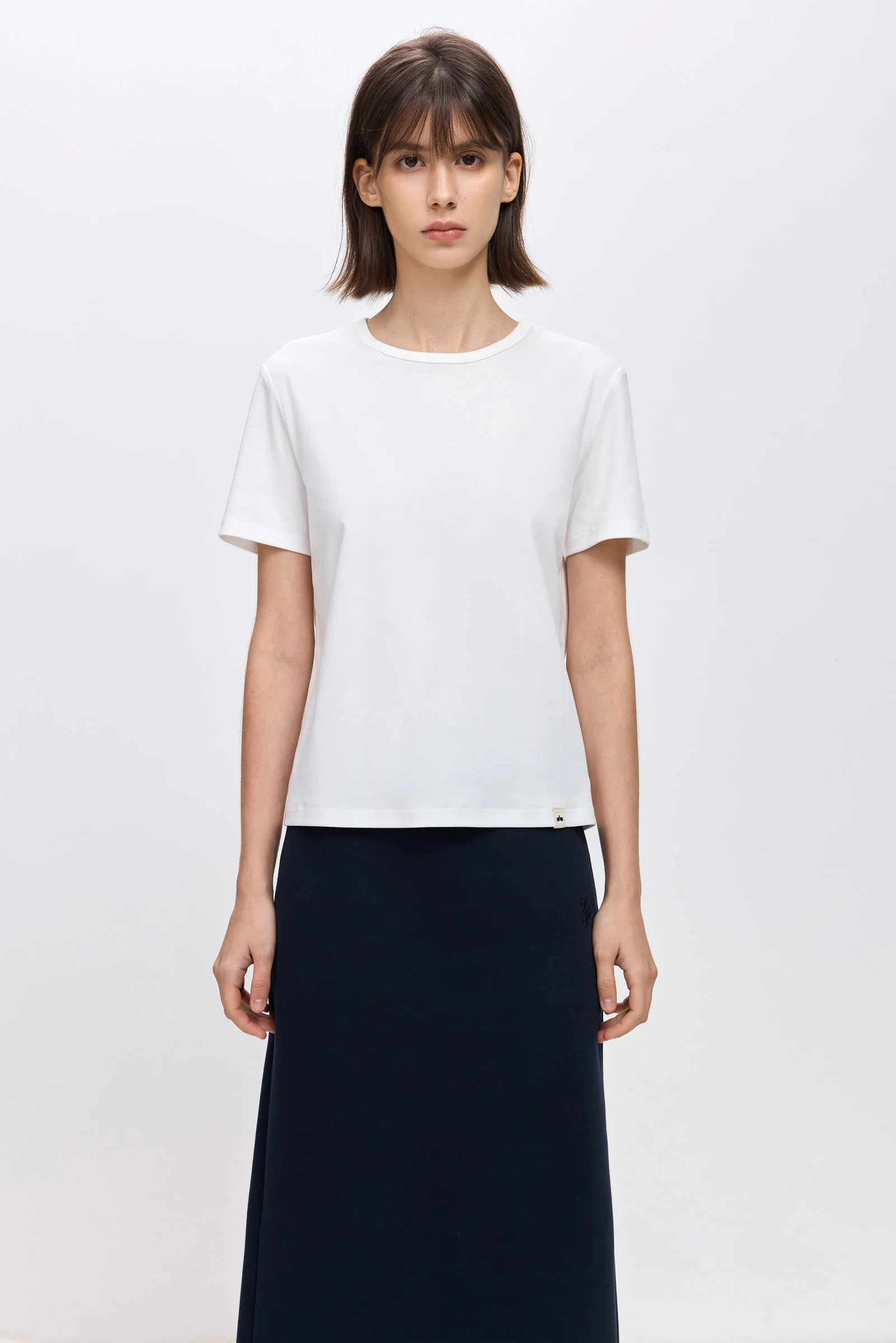 LILY Crewneck Structured Tee