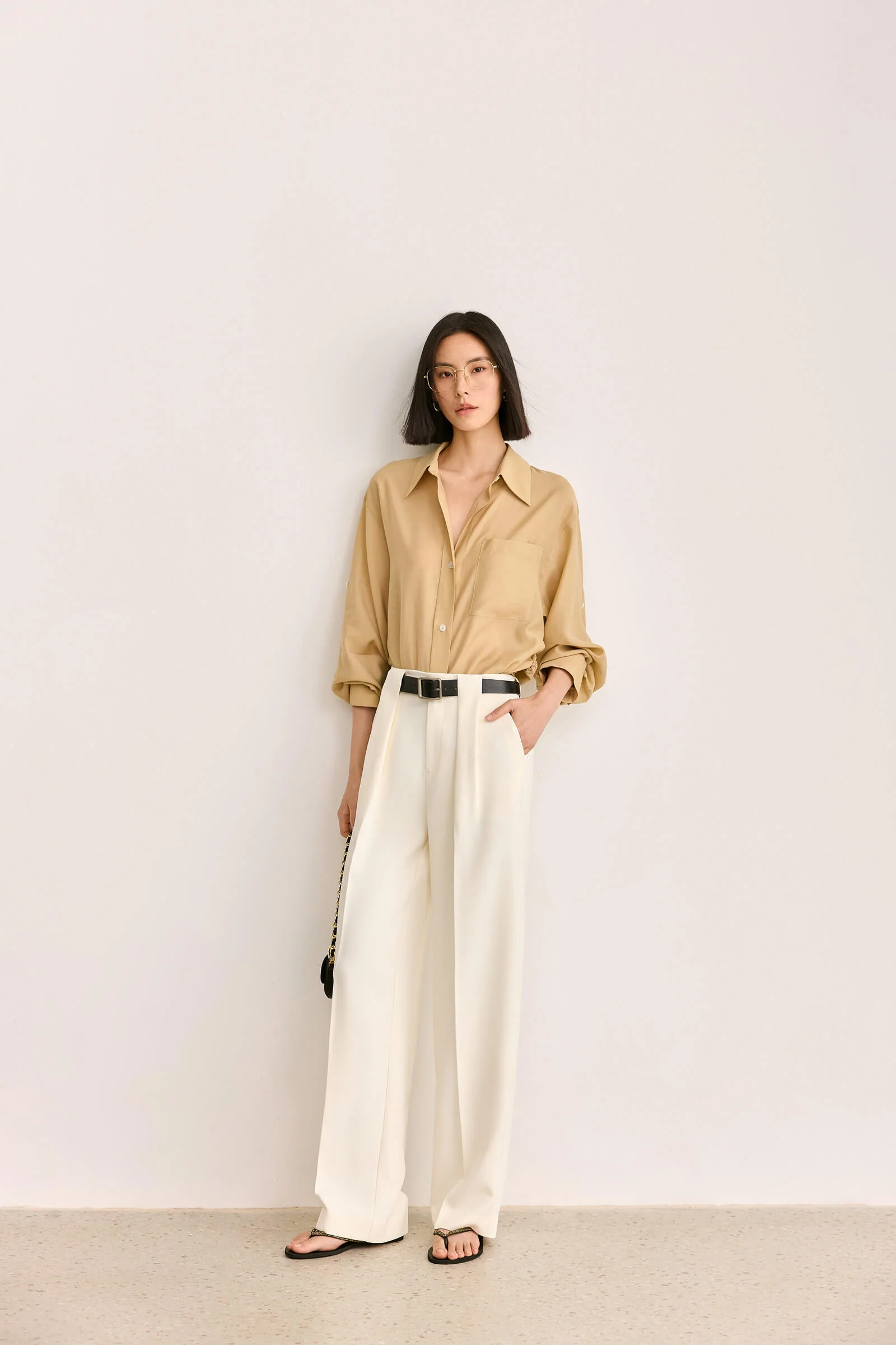 LILY Design Double Pleated Casual Pants - Image 4