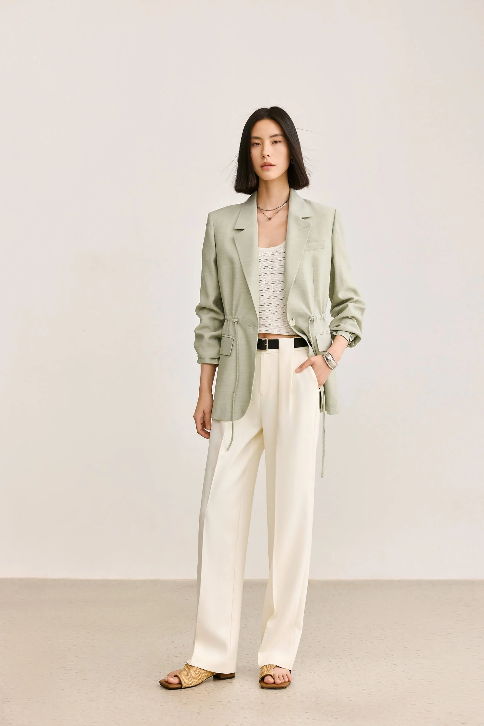LILY Design Double Pleated Casual Pants - Image 5