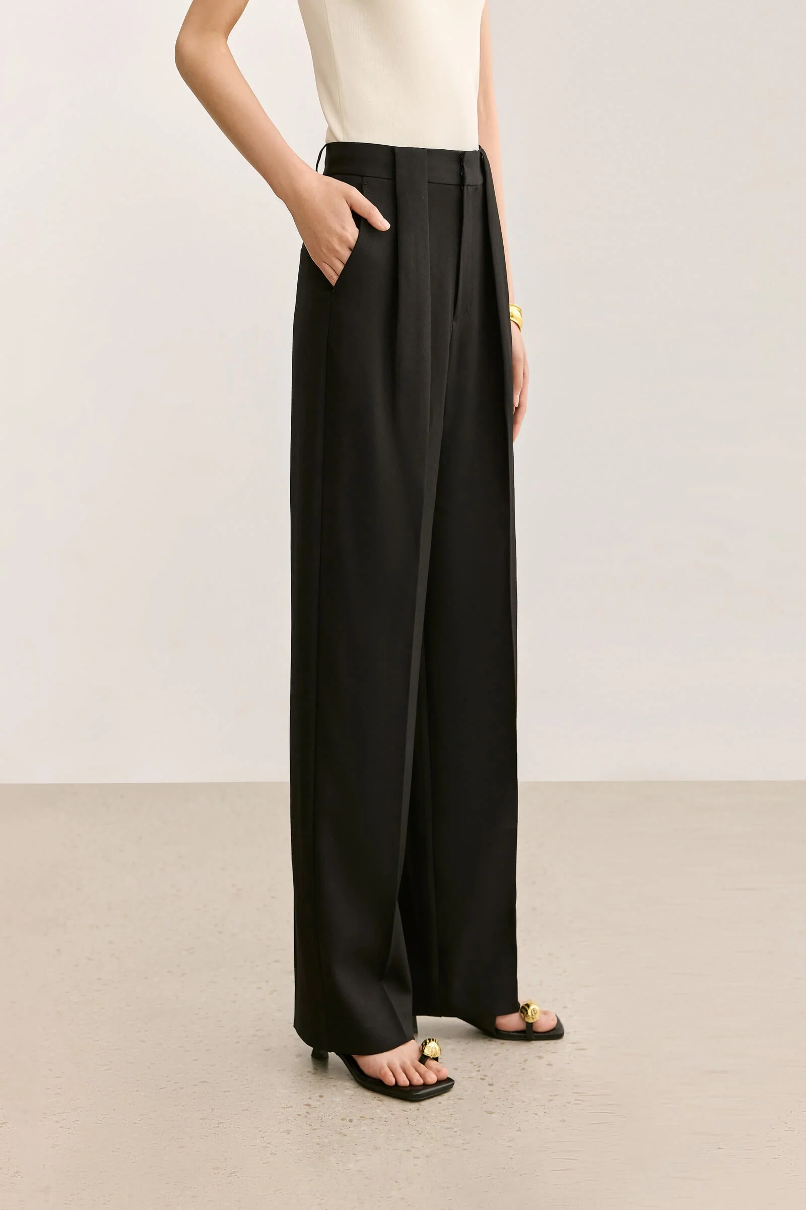 LILY Design Double Pleated Casual Pants - Image 6
