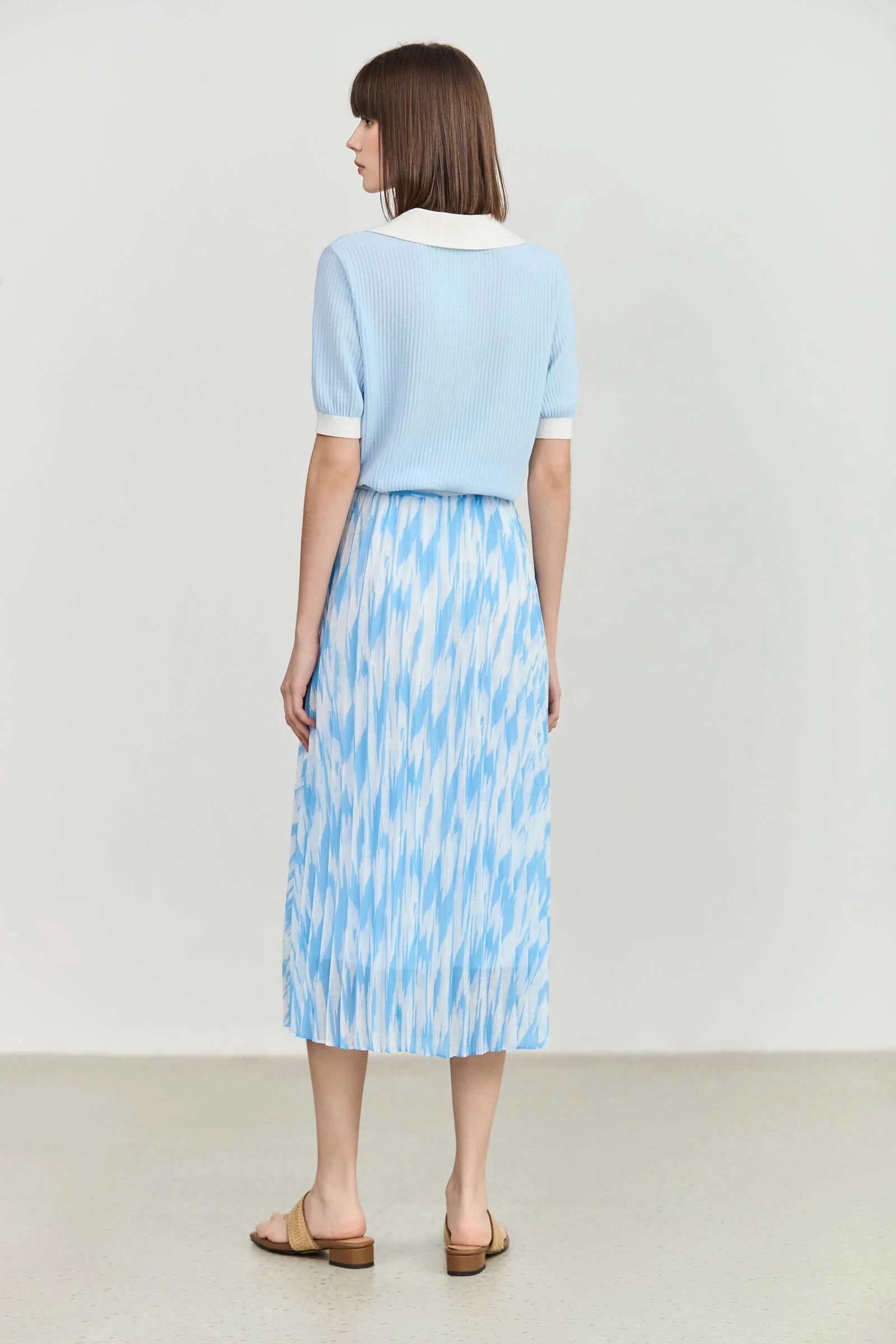 LILY Design Print Half Skirt - Image 8