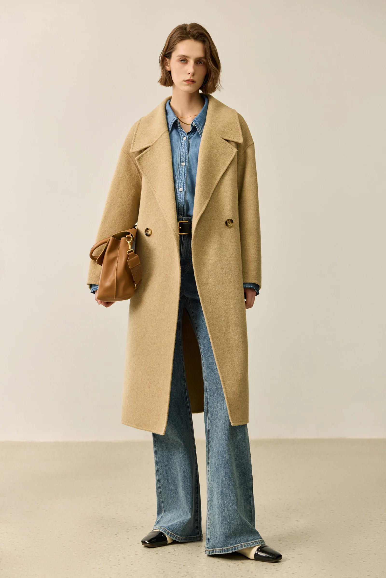 LILY Double-Faced Wool Coat - Image 13