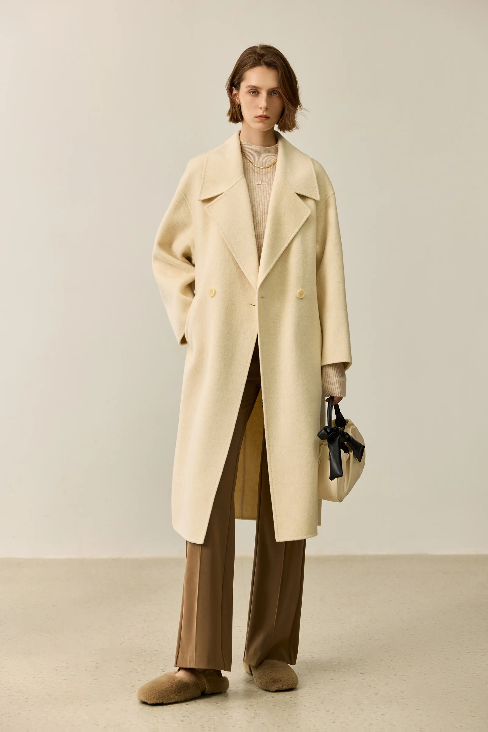 LILY Double-Faced Wool Coat - Image 3