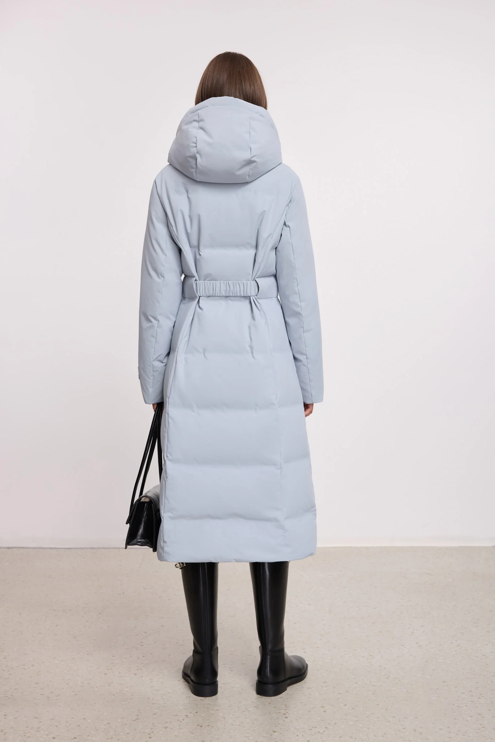 LILY Drawstring Hooded Down Coat - Image 4
