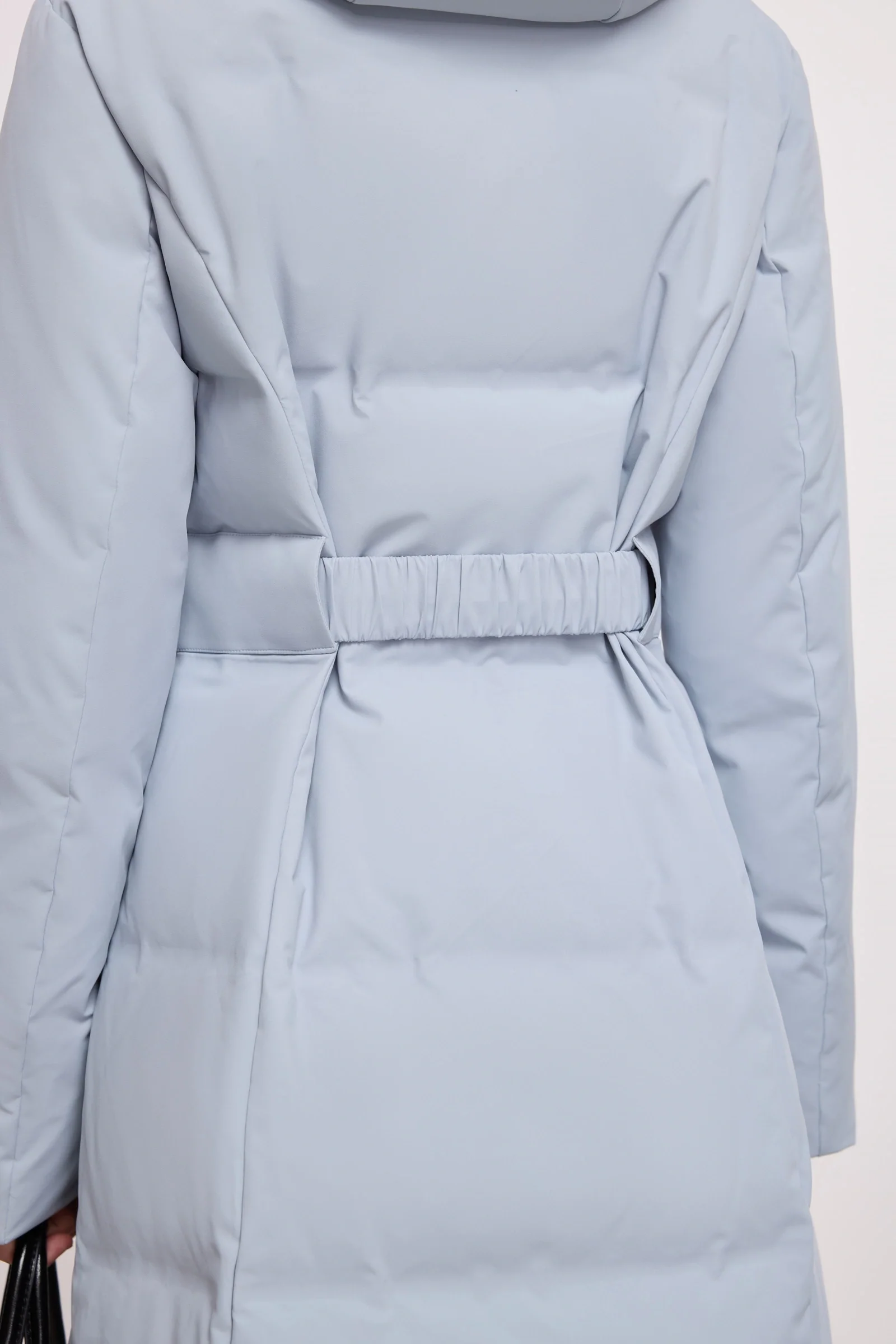 LILY Drawstring Hooded Down Coat - Image 9