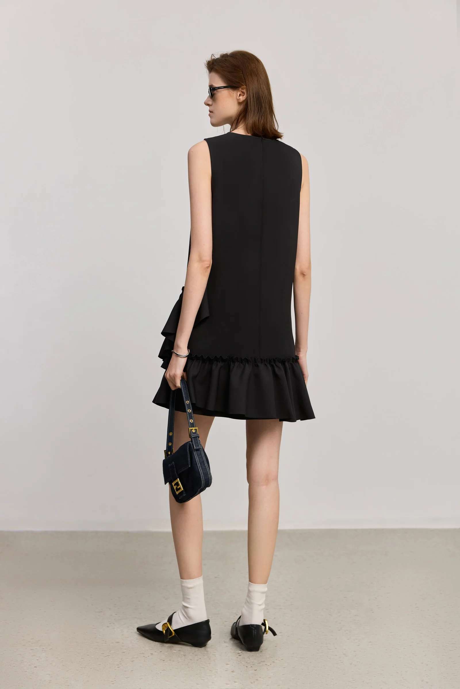 LILY Dress with Statement Lace Hem - Image 4