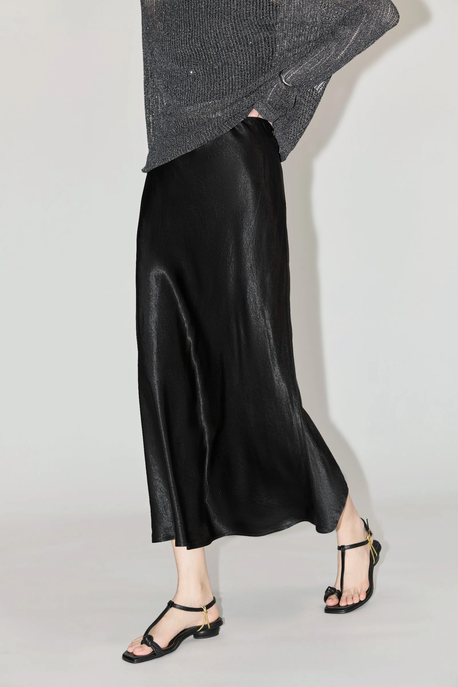 LILY Elegant Draped Fishtail Skirt - Image 11