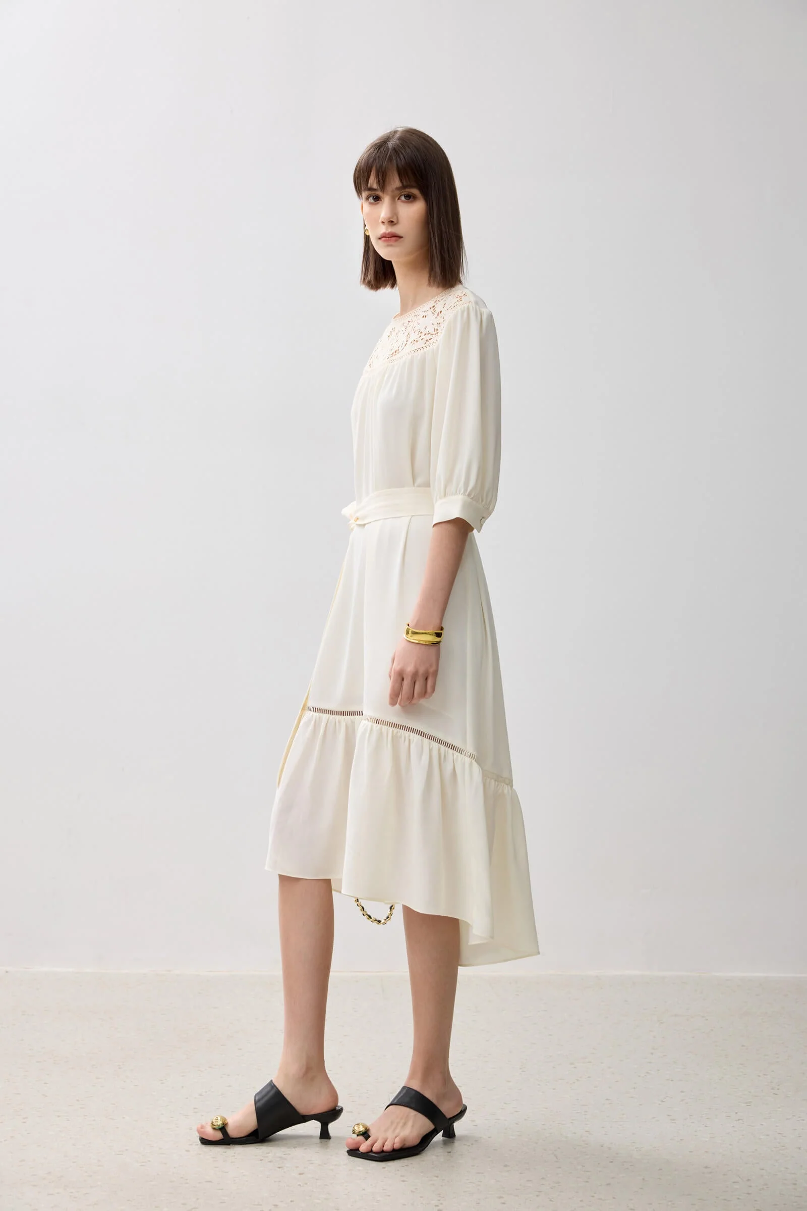 LILY Elegant Lace Comfortable Dress - Image 10