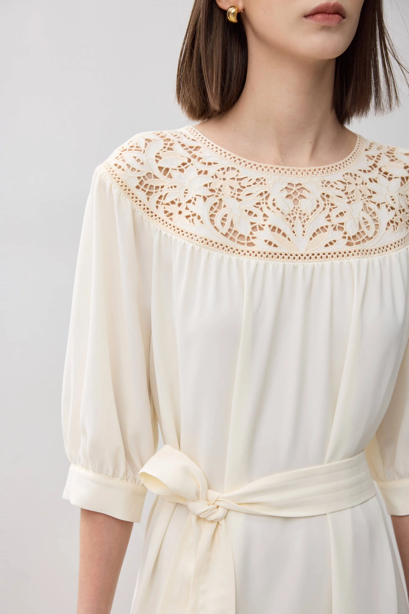 LILY Elegant Lace Comfortable Dress - Image 12