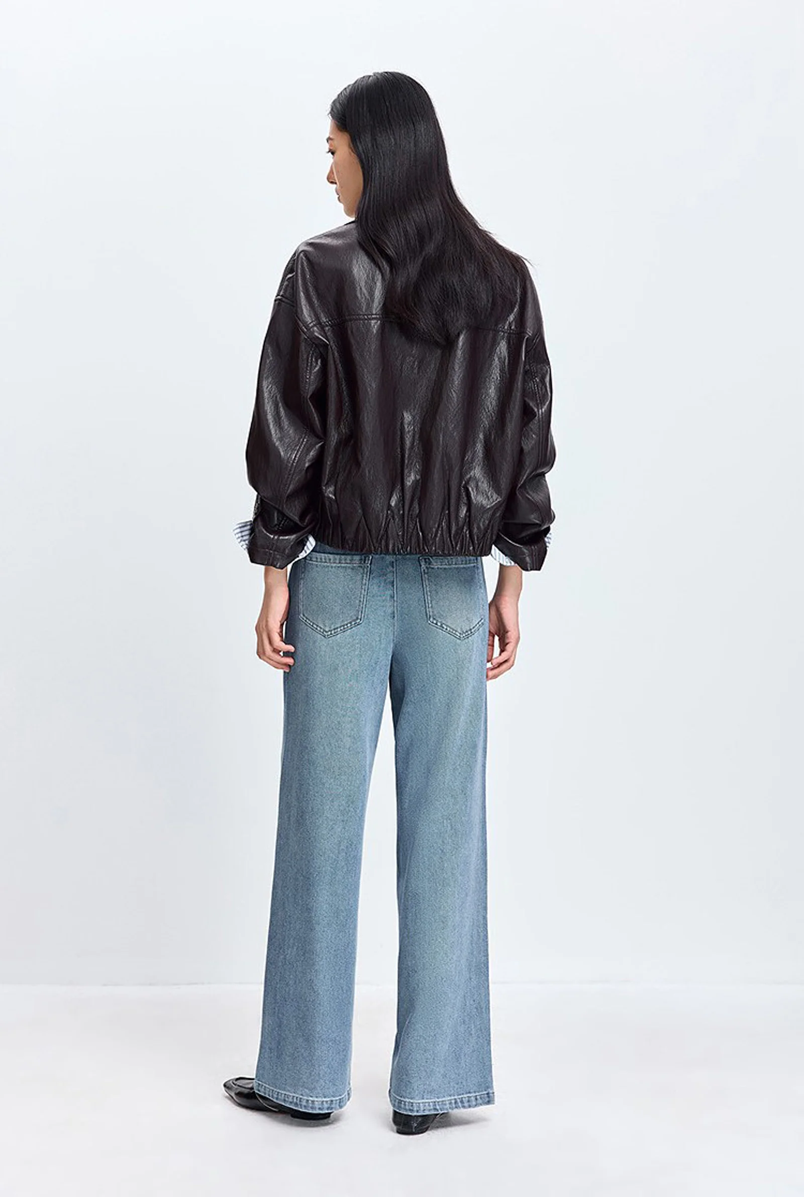 LILY Embellished Straight-Leg Denim Jeans - Image 5