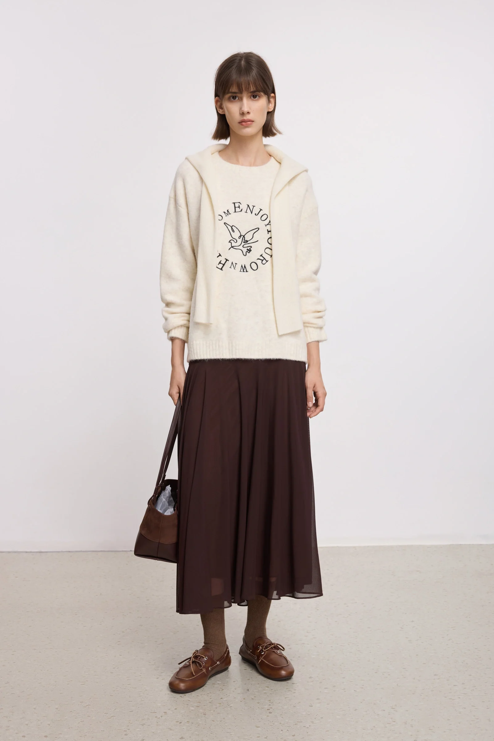 LILY Embroidered Bird Sweater - Image 2