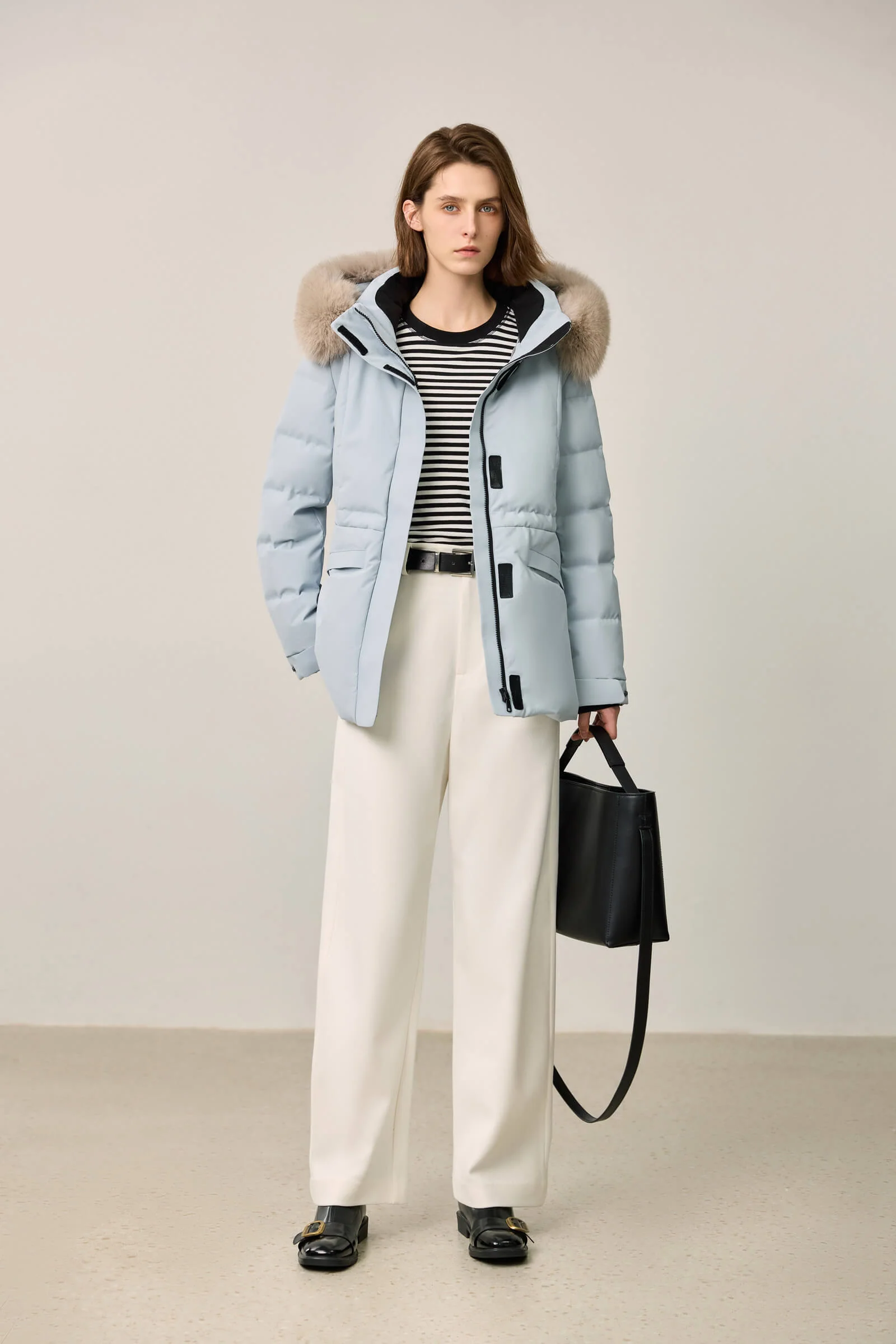 LILY Extreme Cold Fox Fur Trim Down Parka - Image 2