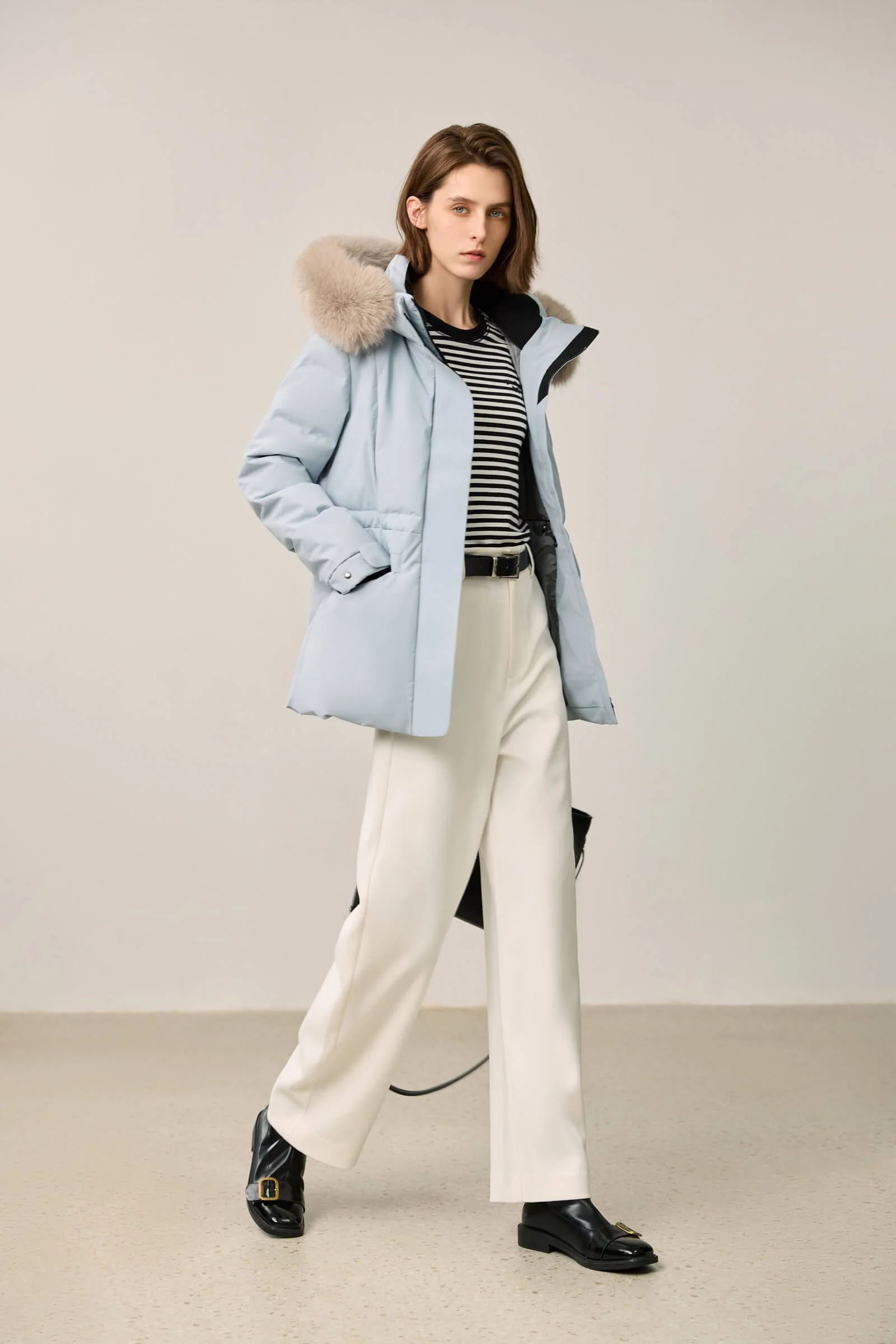 LILY Extreme Cold Fox Fur Trim Down Parka - Image 3