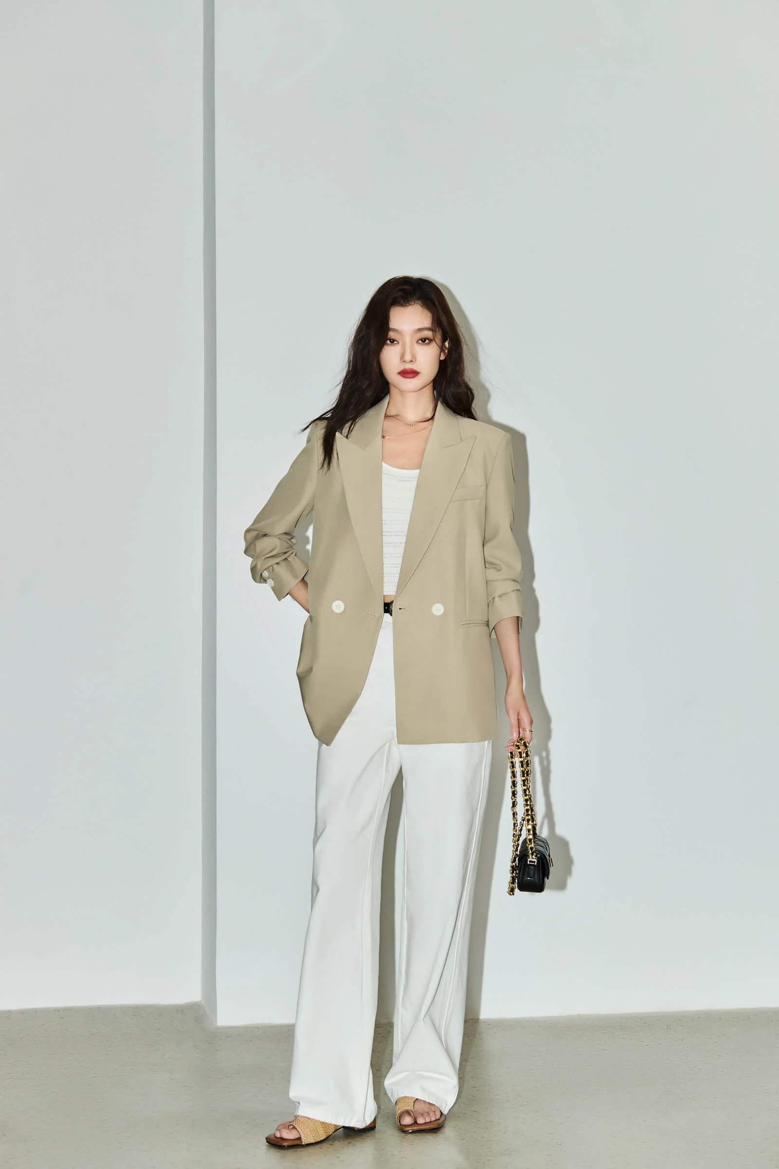 LILY Fashionable Loose Fit Suit Jacket - Image 4