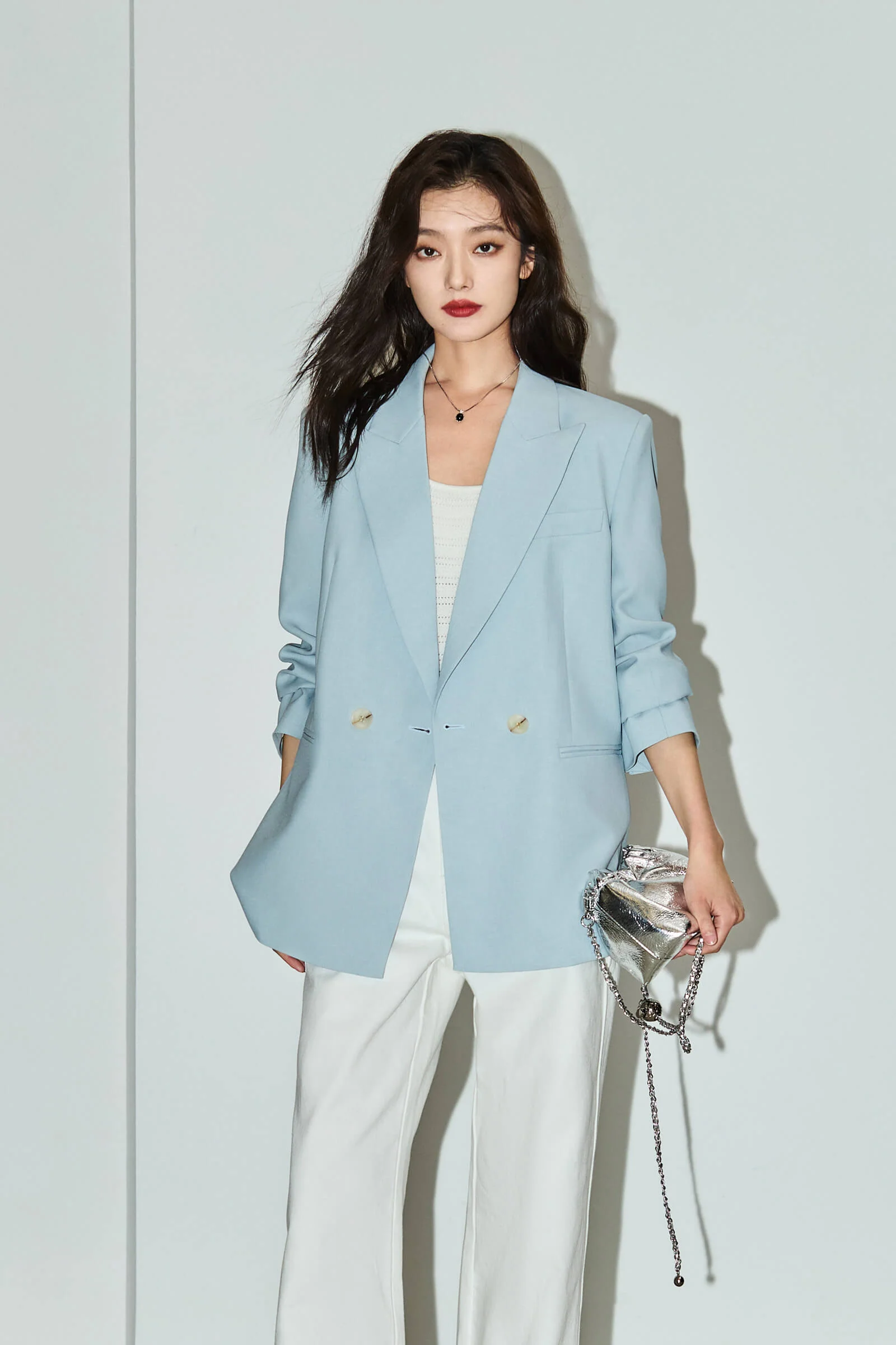LILY Fashionable Loose Fit Suit Jacket - Image 9