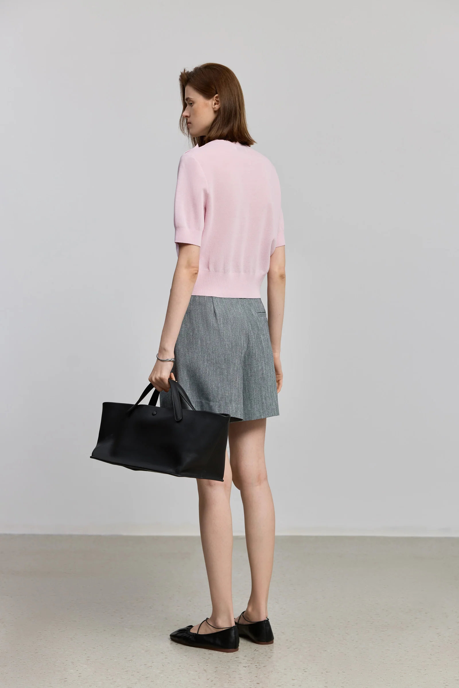 LILY Fitted Short-Sleeve Knit Cardigan - Image 12
