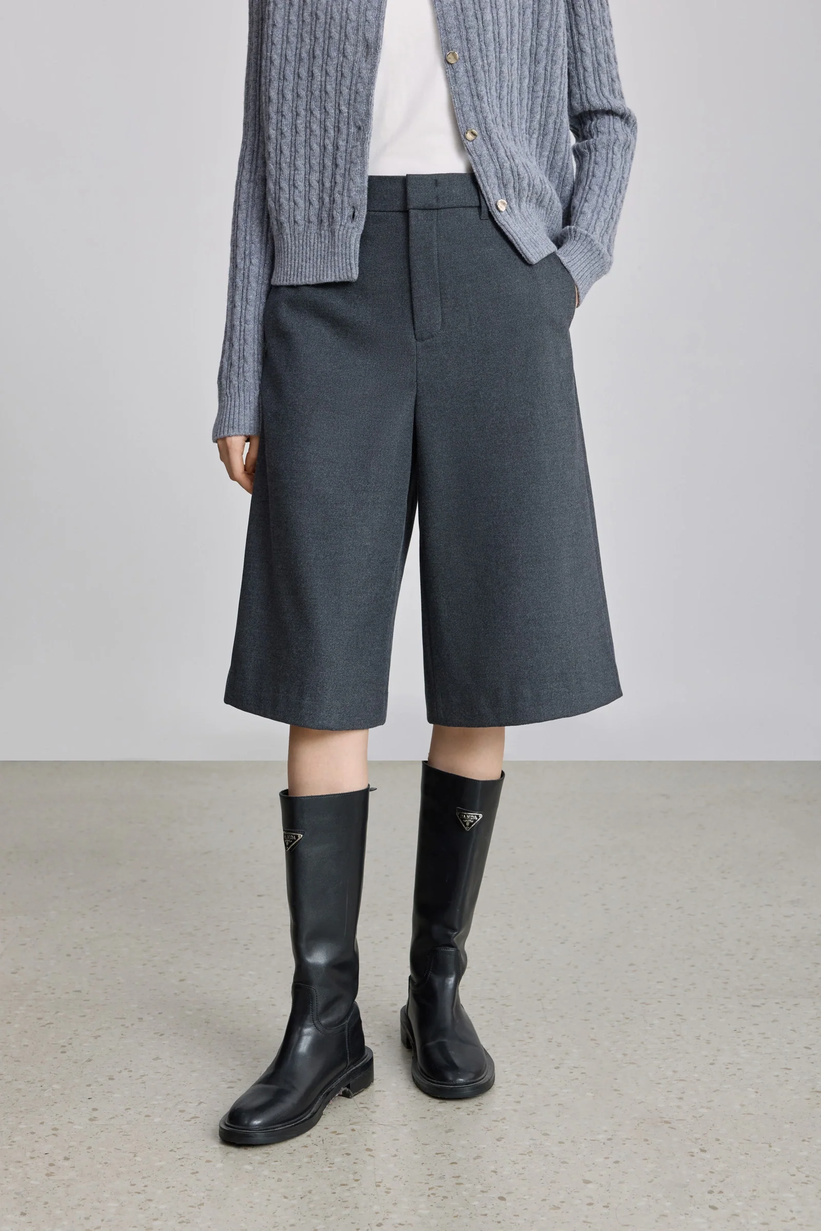 LILY Fleece-Lined A-Line Shorts - Image 2