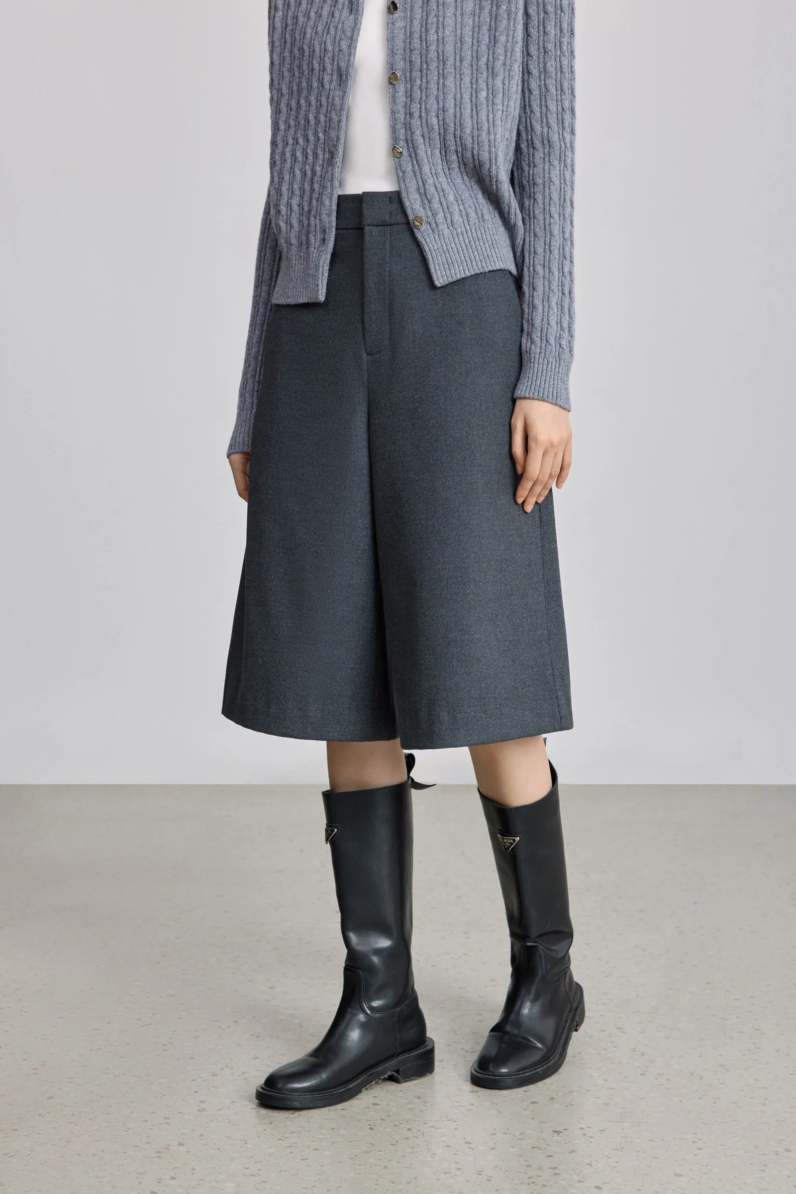 LILY Fleece-Lined A-Line Shorts - Image 3