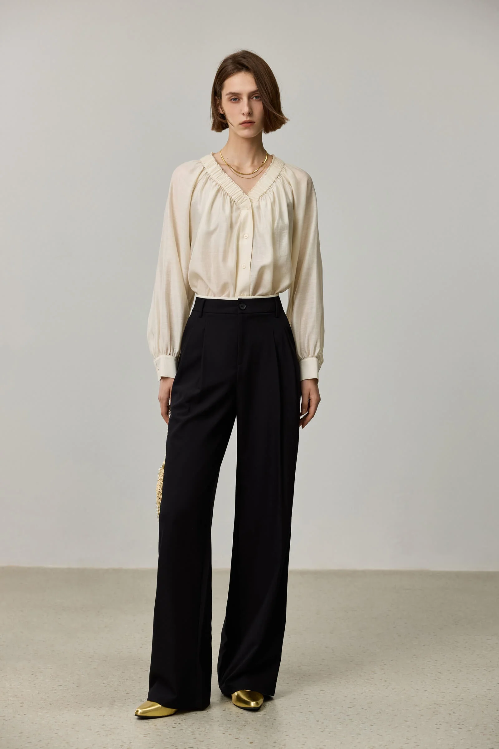 LILY Flowing Wide-Leg Casual Pants - Image 2