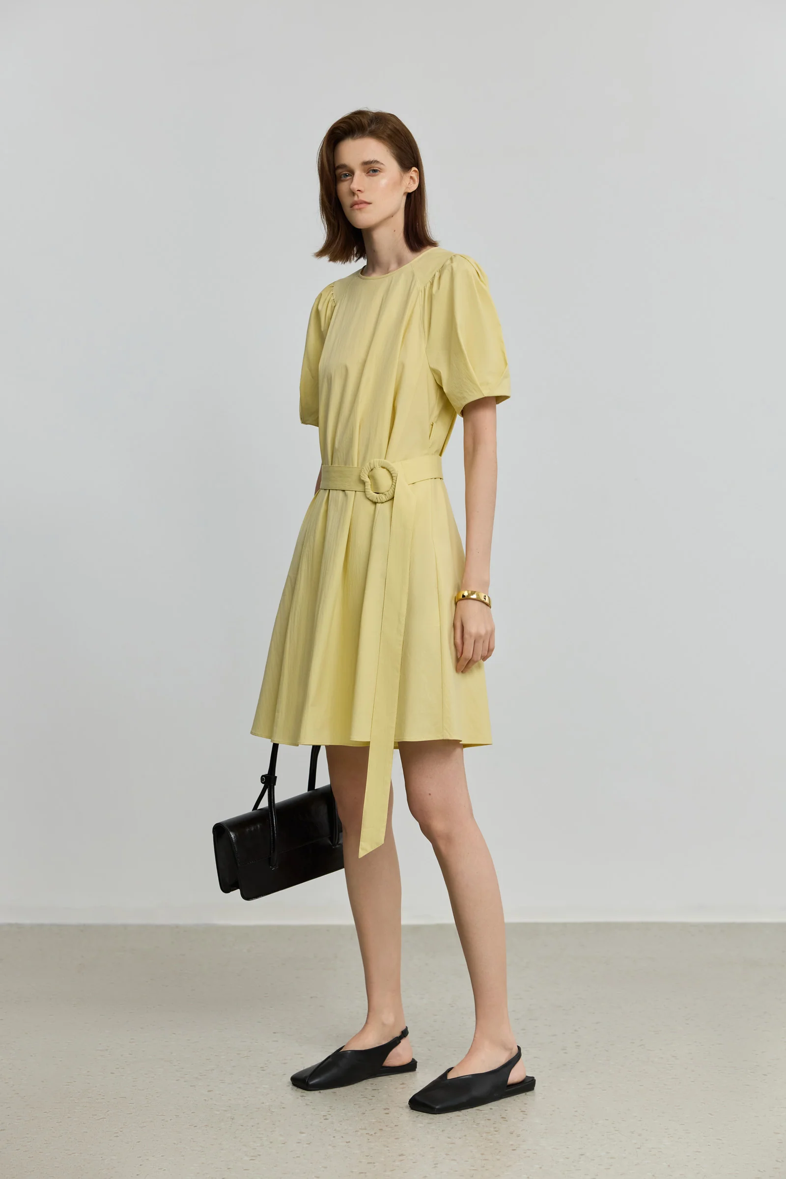 LILY French Casual Shirt Dress - Image 2