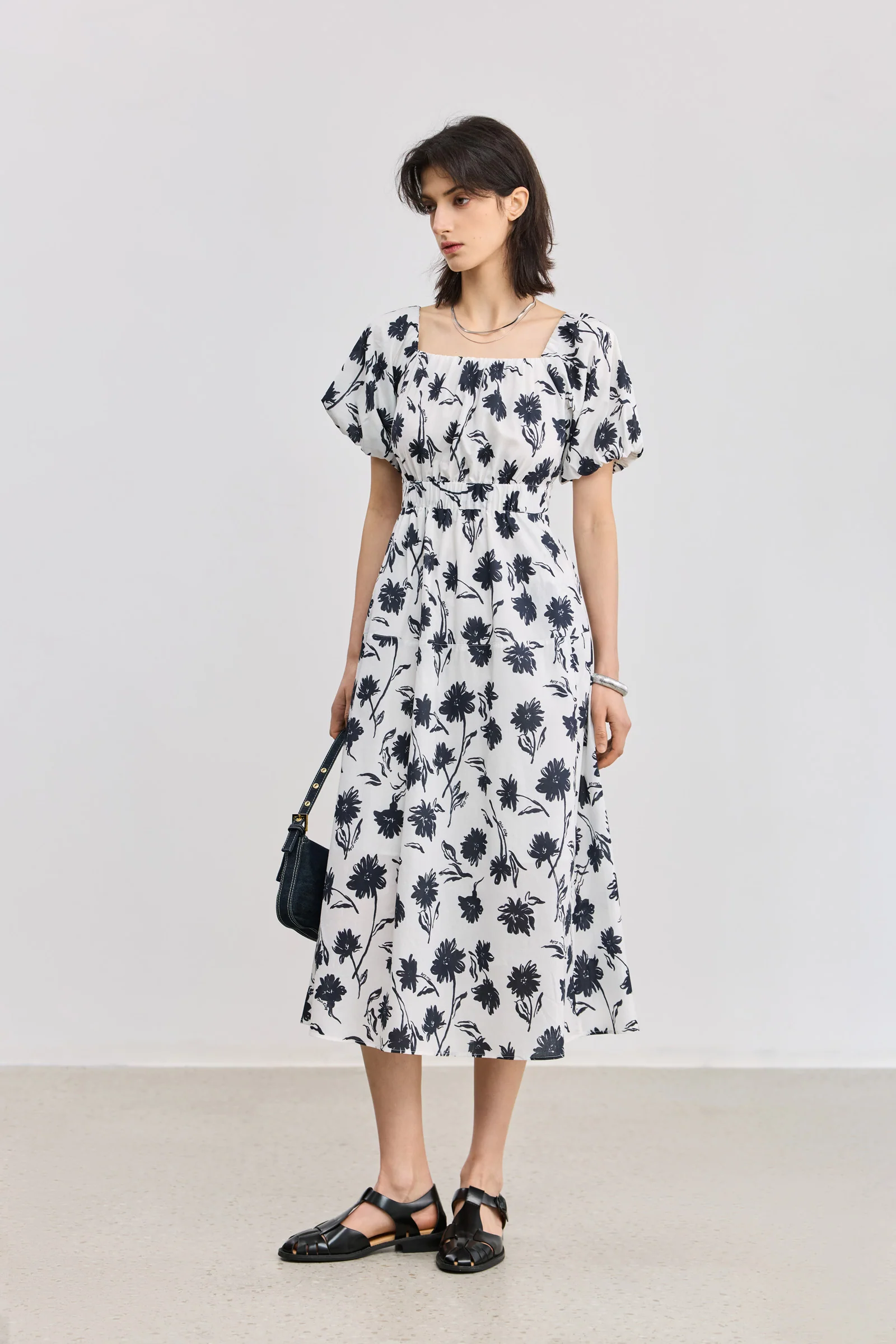 LILY French Cotton Floral Dress - Image 3