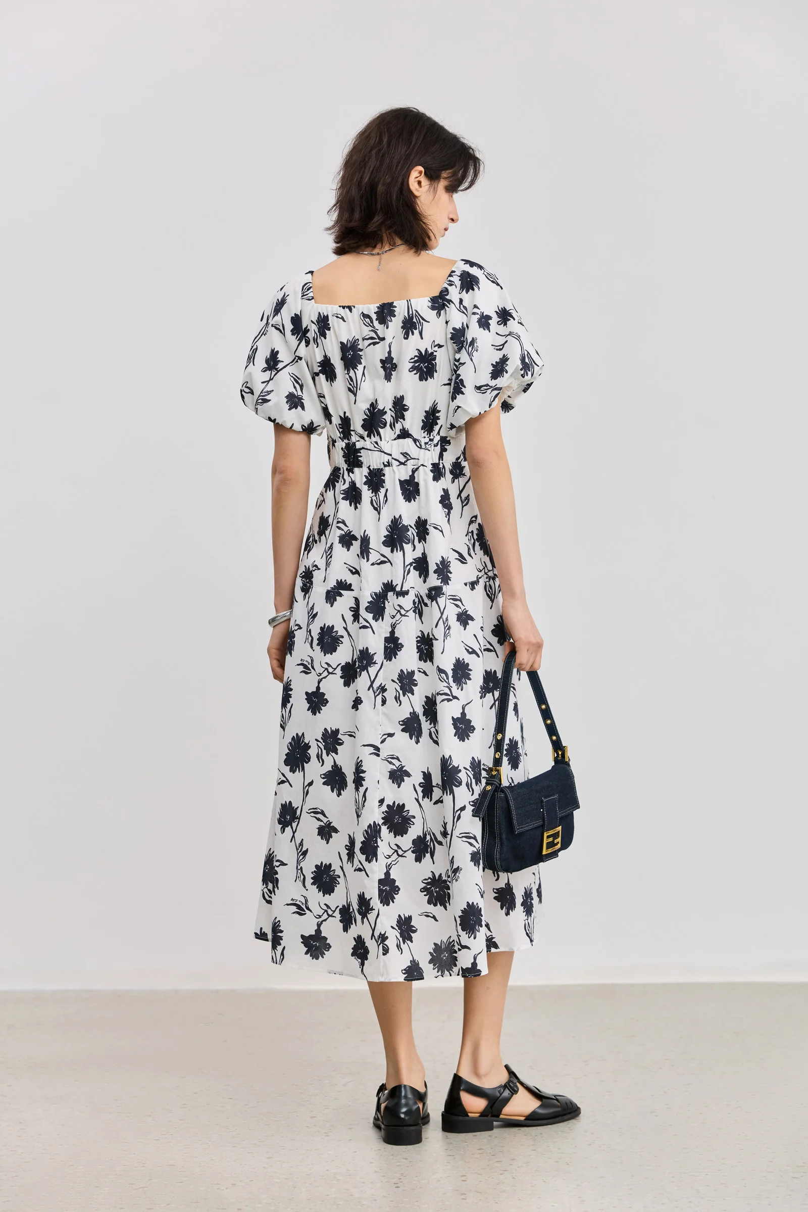 LILY French Cotton Floral Dress - Image 4