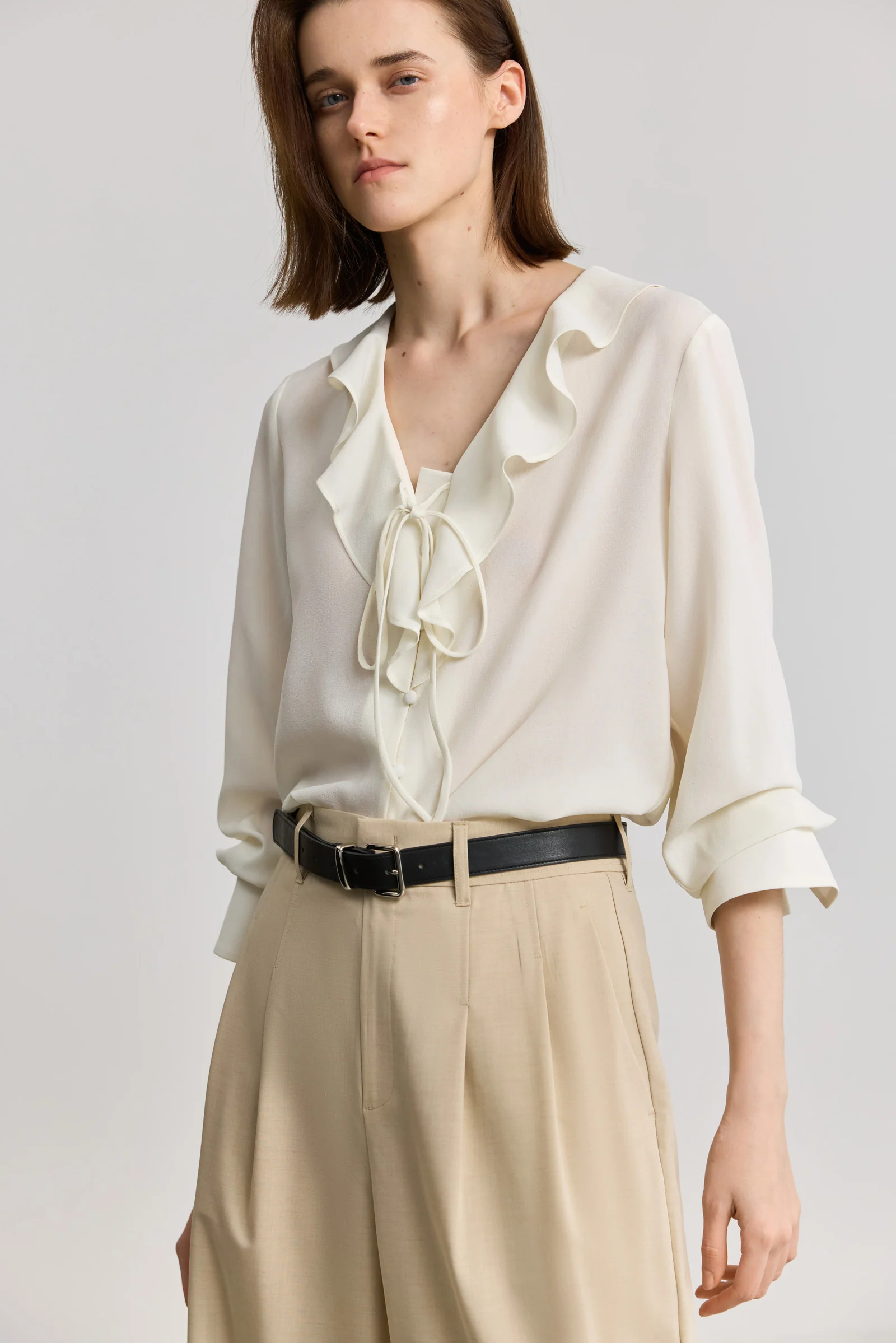 LILY French Ruffled Romantic Blouse - Image 5
