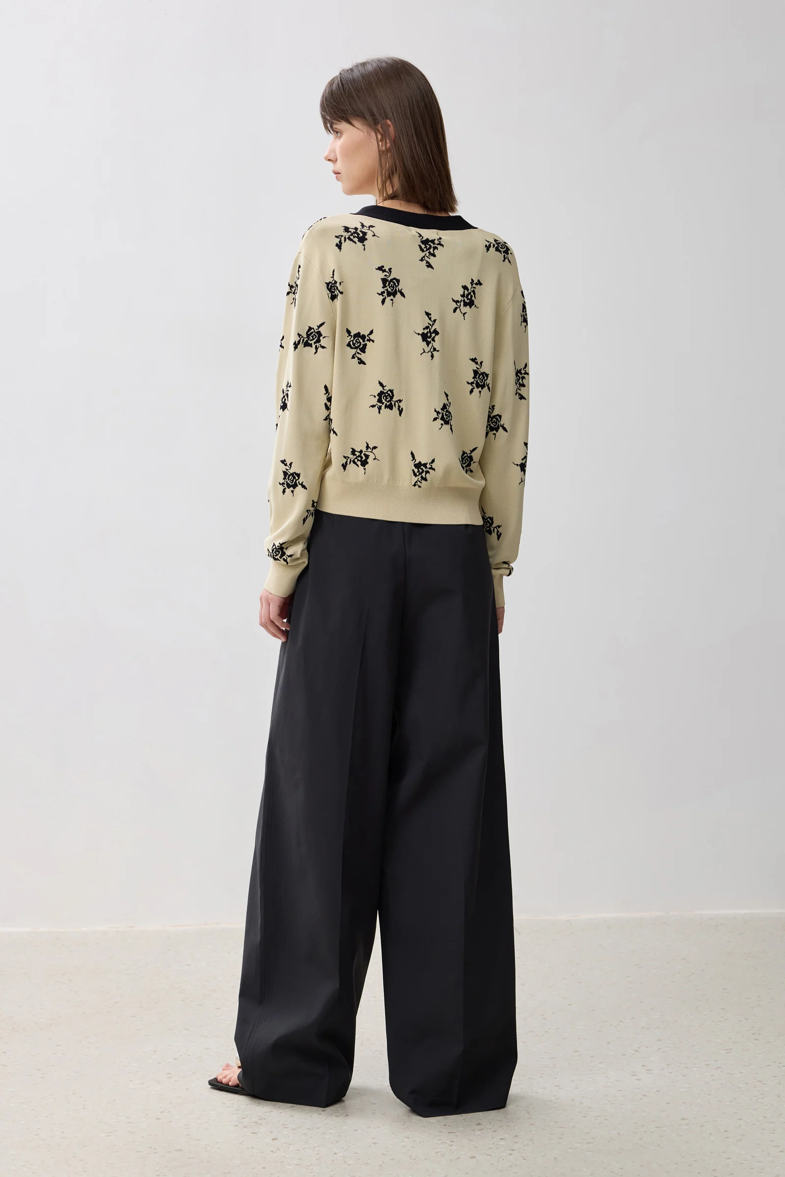 LILY Frog Button Printed Cardigan - Image 4