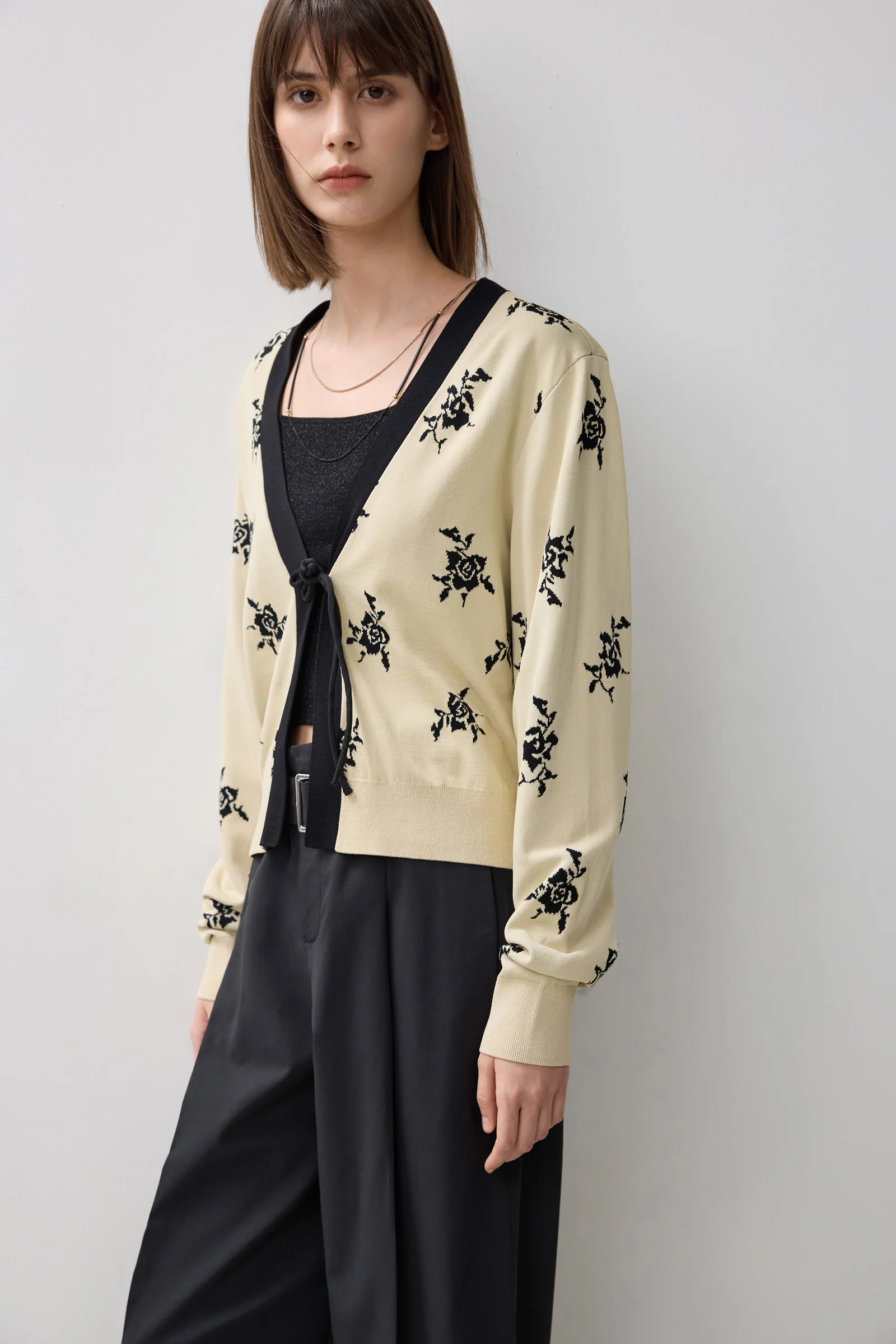 LILY Frog Button Printed Cardigan - Image 6