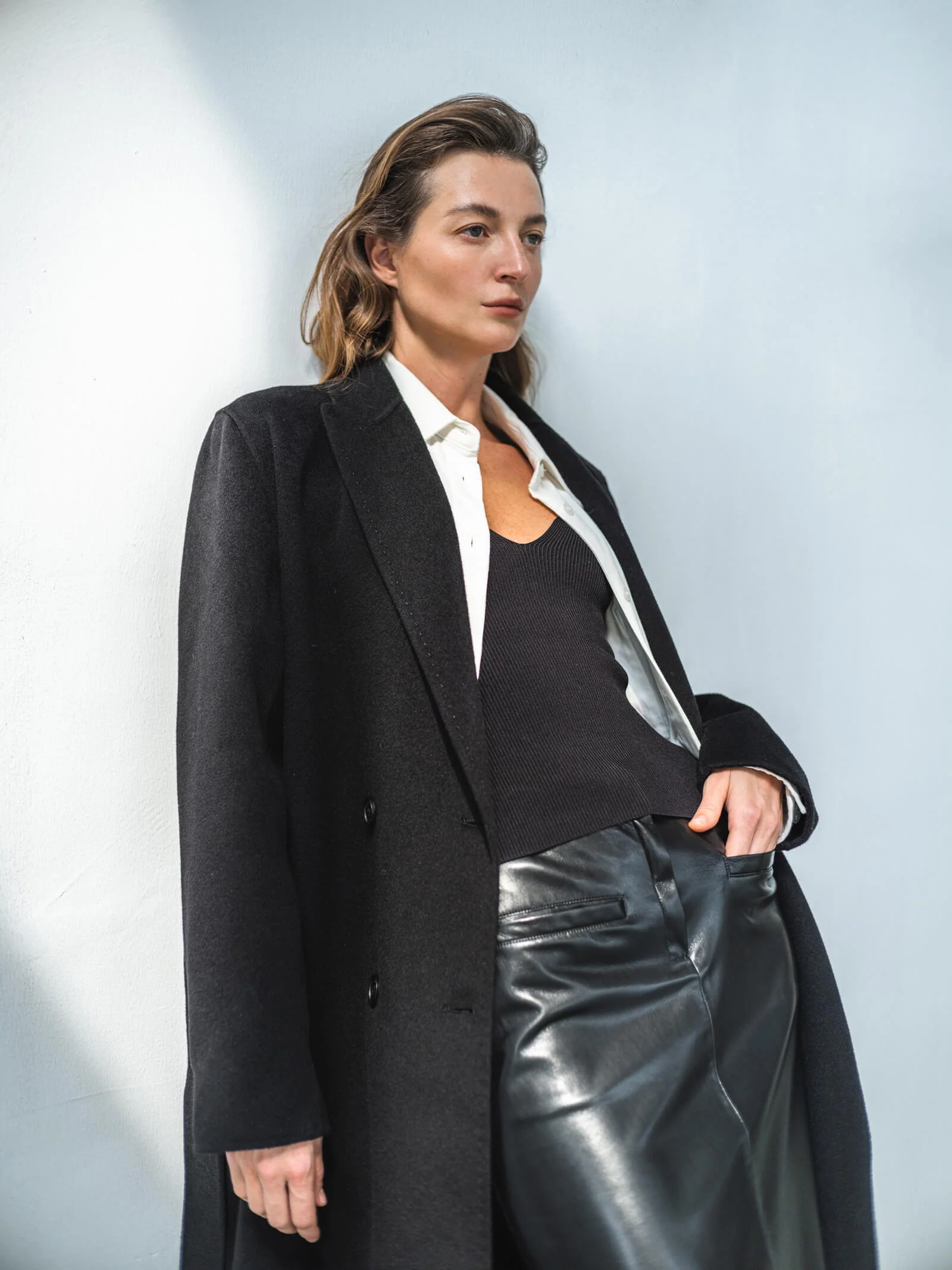 LILY Full Wool Long Coat - Image 5