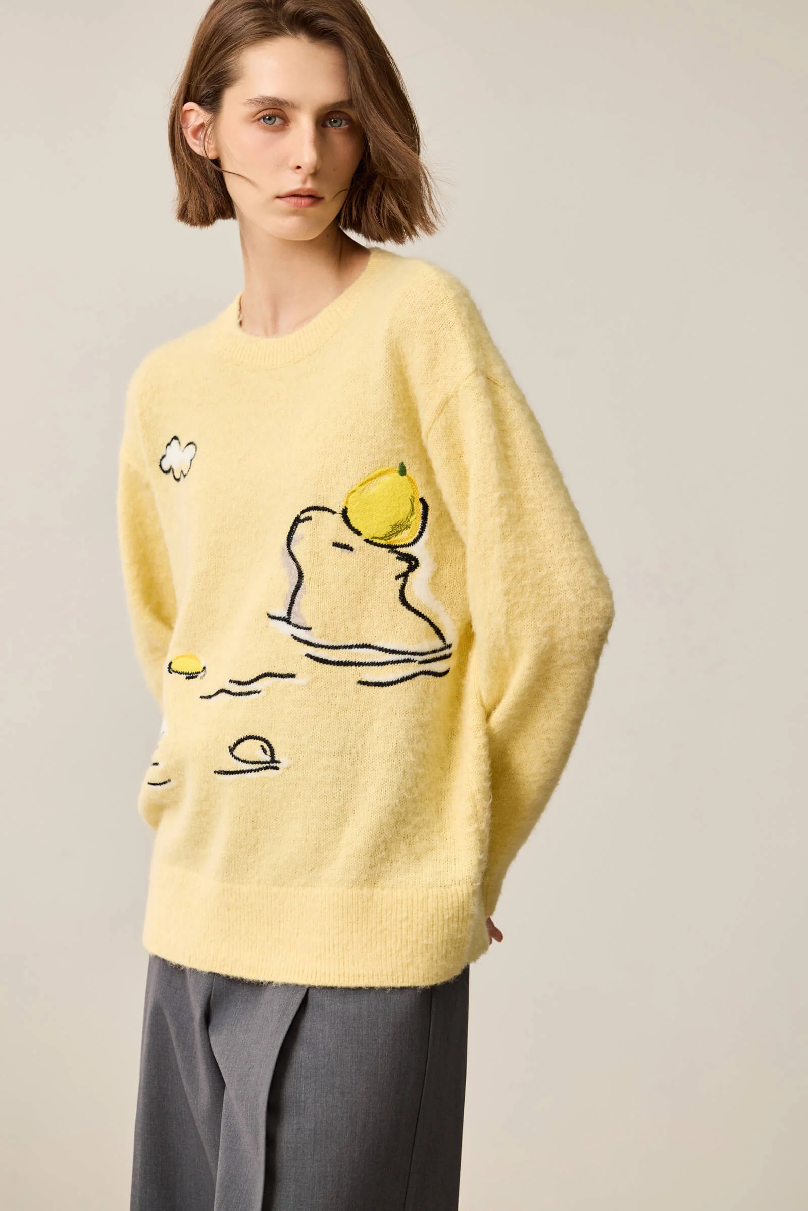 LILY Fun Capybara Series Sweater - Image 5