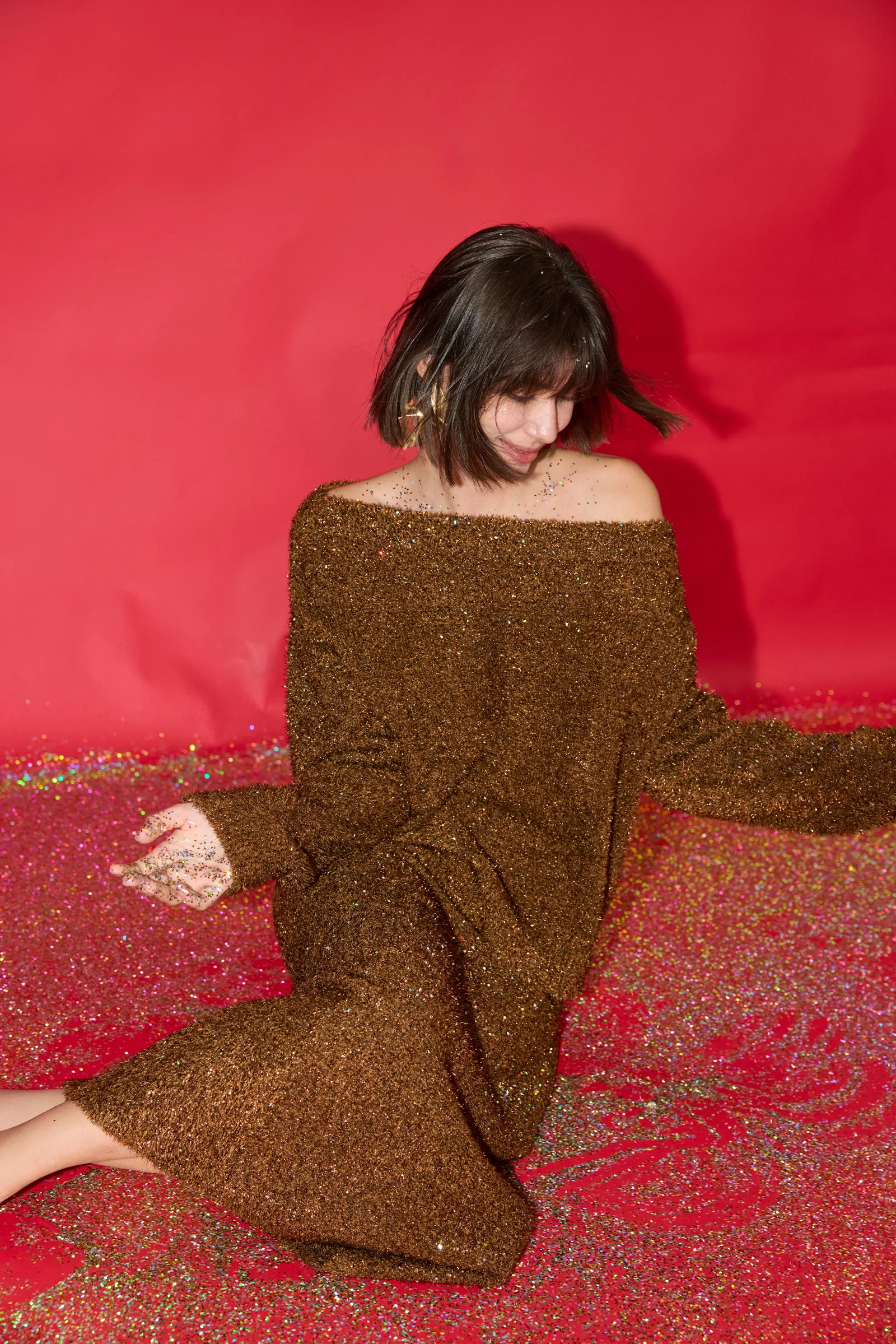 LILY Glitter High-Waisted Skirt - Image 3