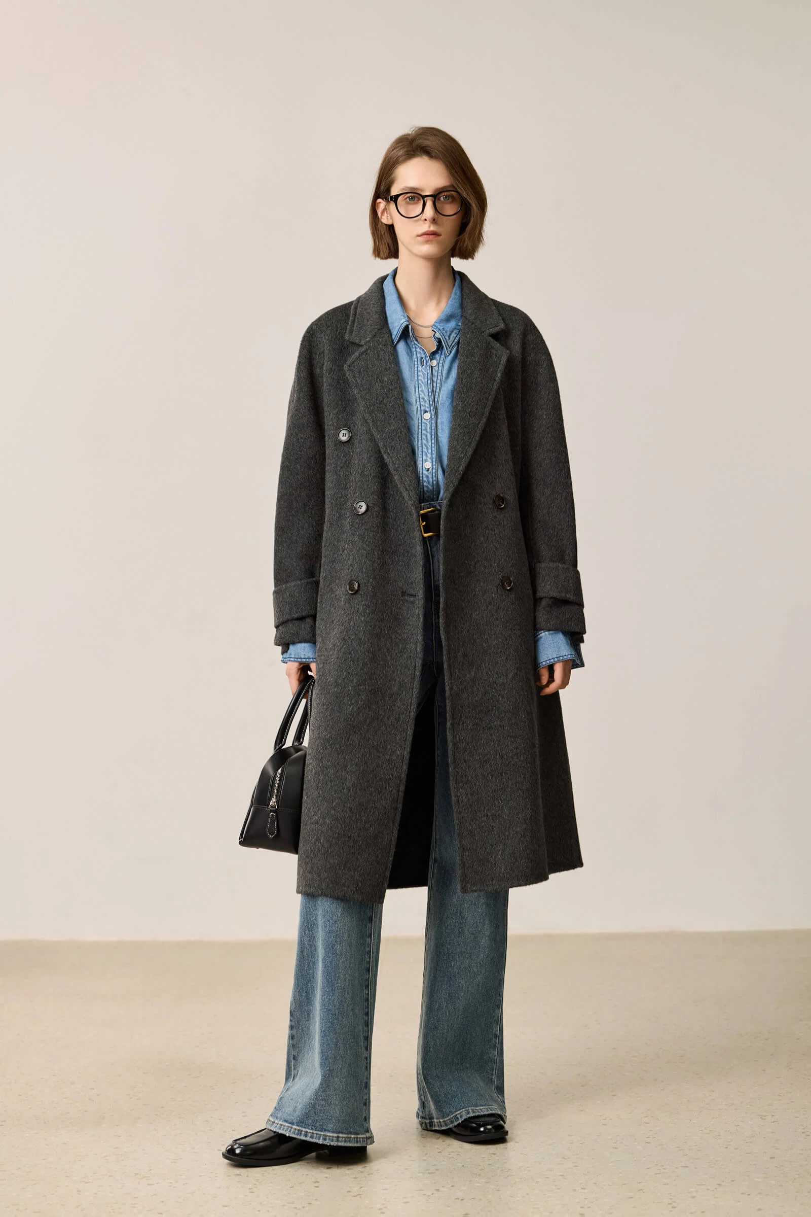 LILY Hepburn-Style Premium Double-Faced Wool Coat - Image 6