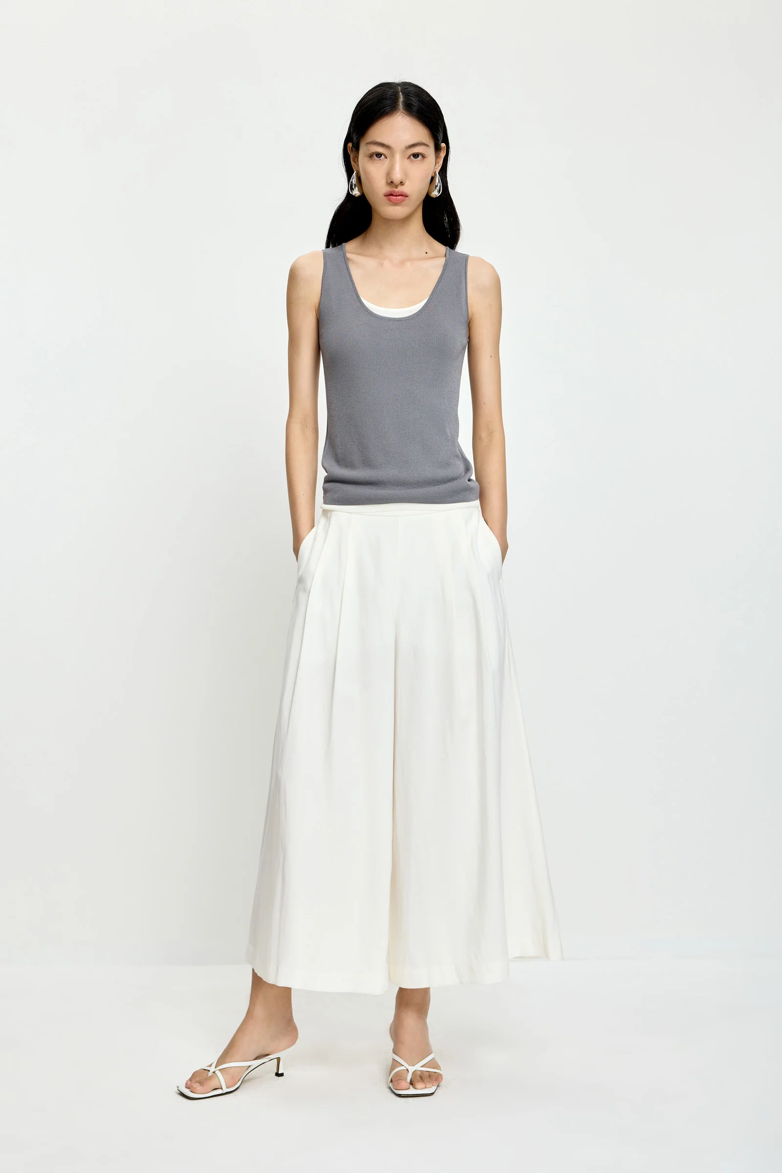 LILY Layered Look Knit Vest - Image 3