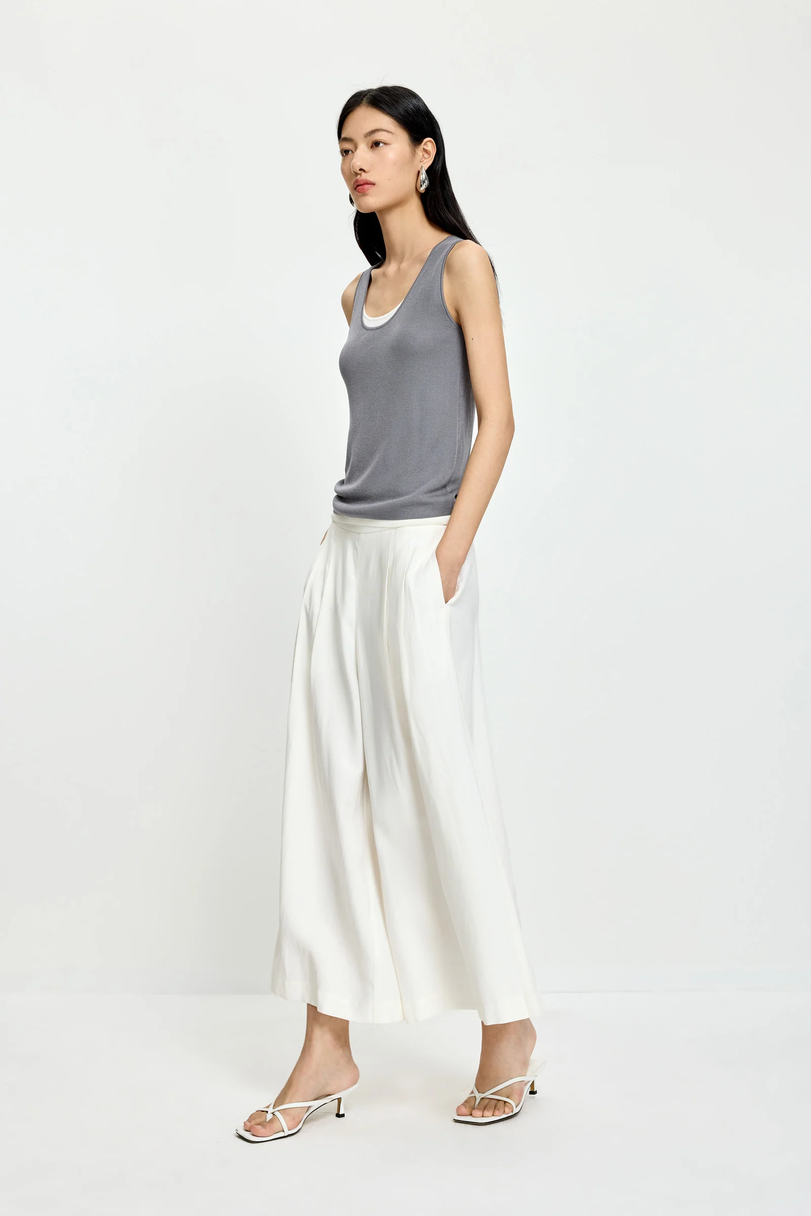 LILY Layered Look Knit Vest - Image 4
