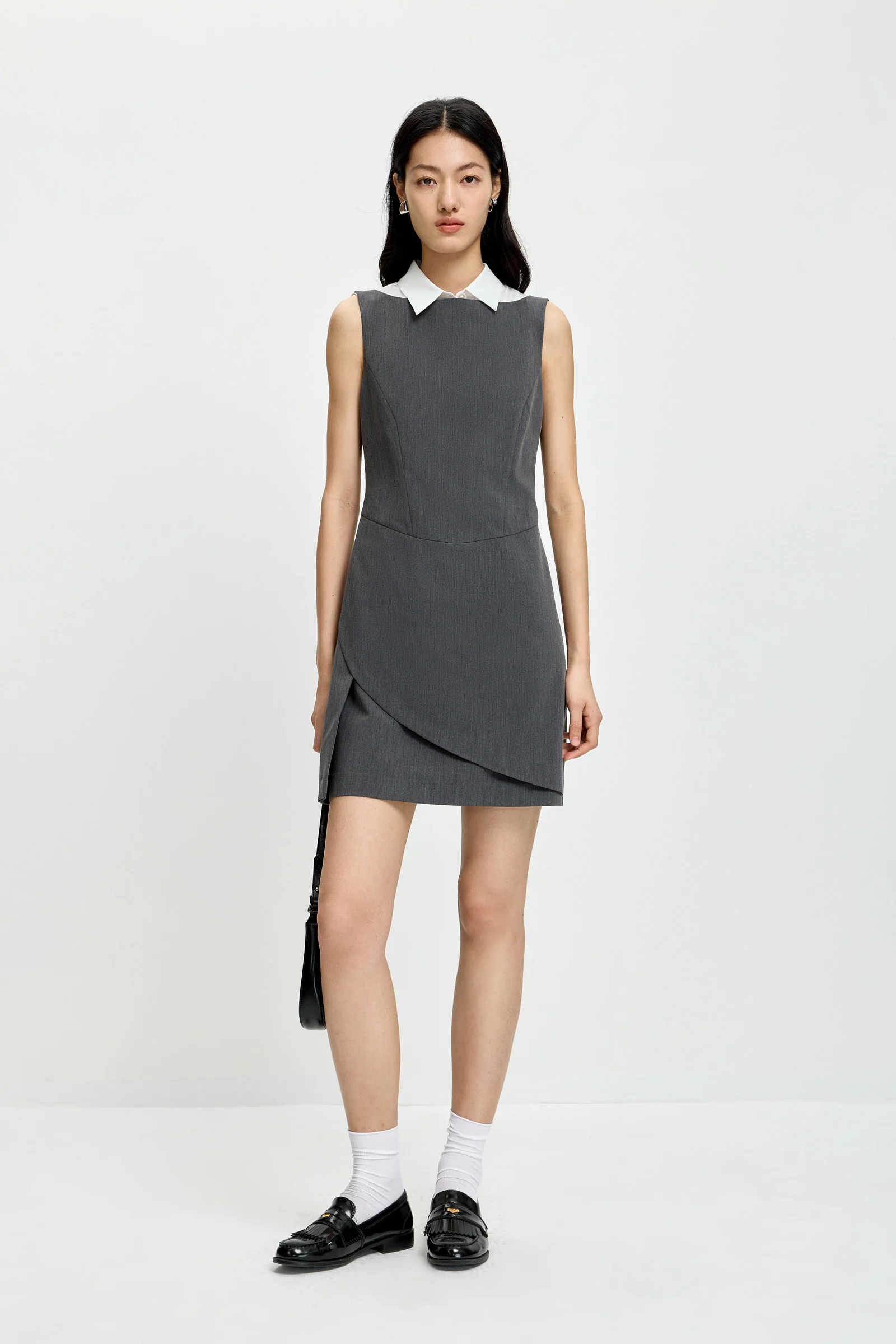 LILY Layered Look Sleeveless Dress - Image 8