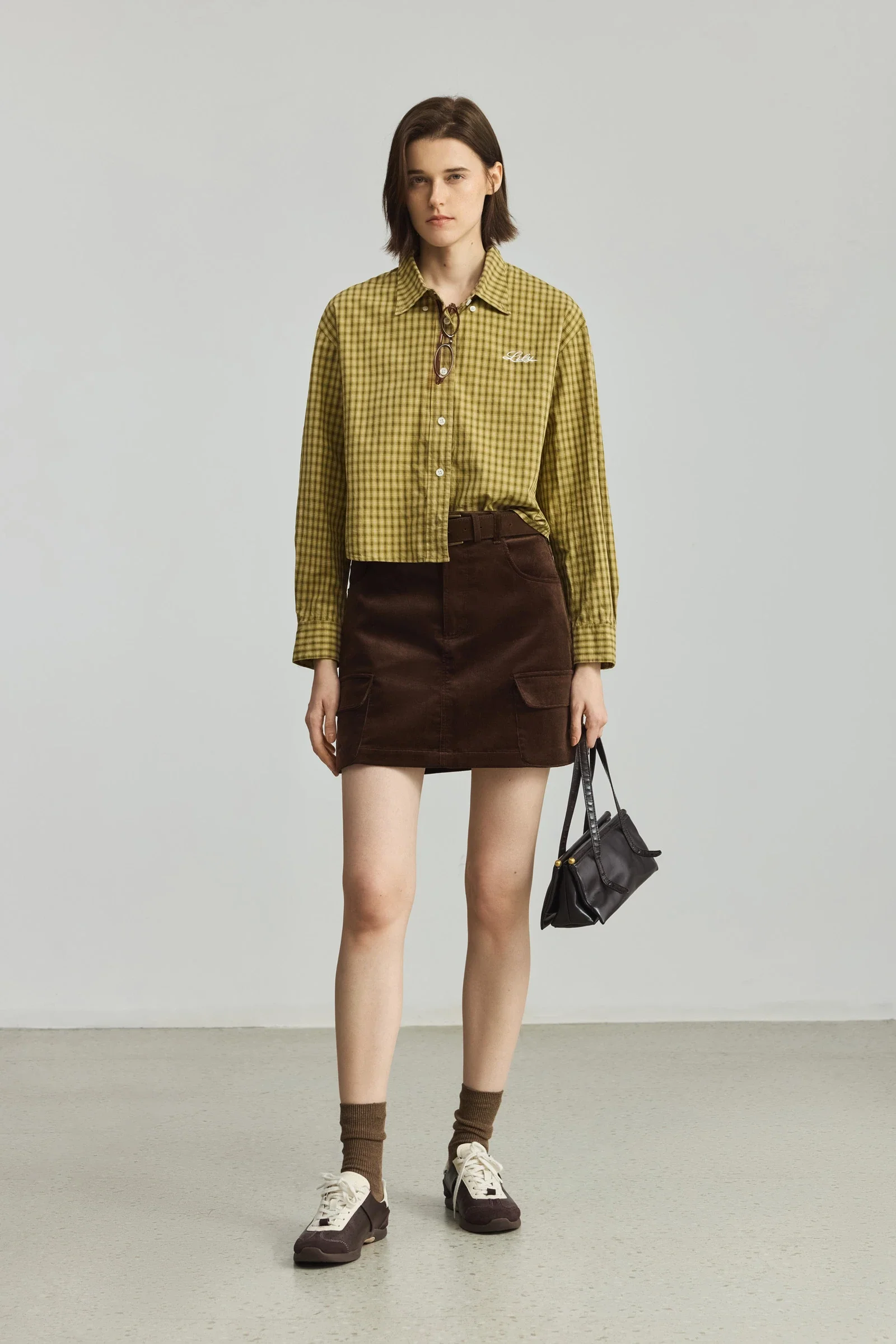 LILY Layered Stripe Shirt Jacket - Image 10
