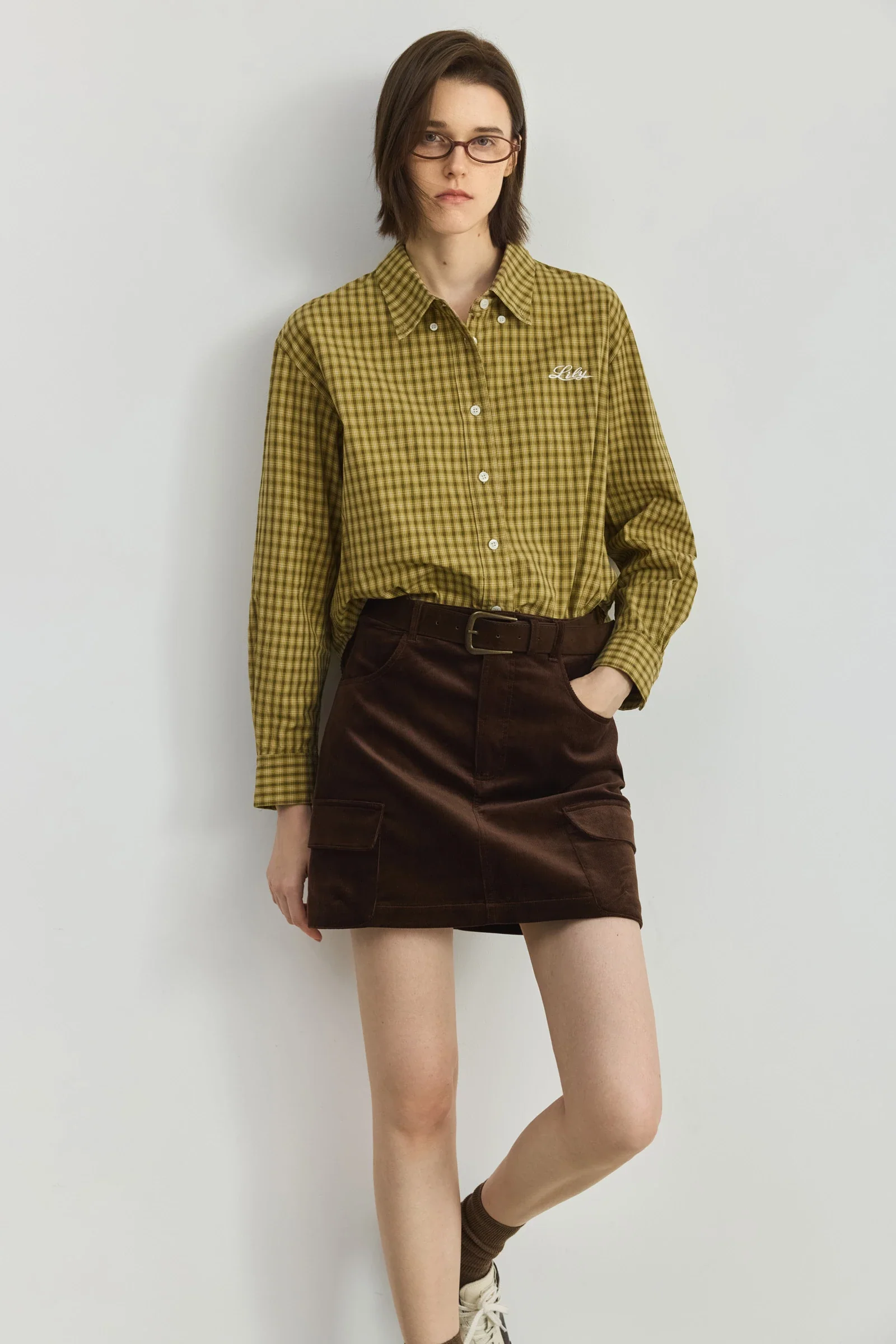 LILY Layered Stripe Shirt Jacket - Image 14