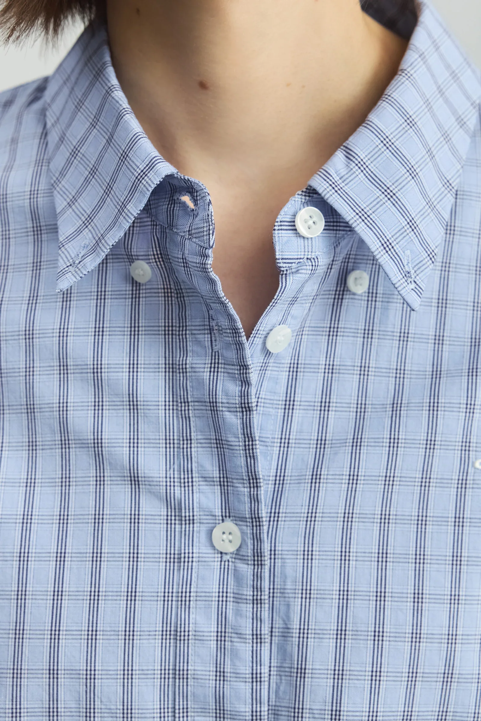 LILY Layered Stripe Shirt Jacket - Image 7