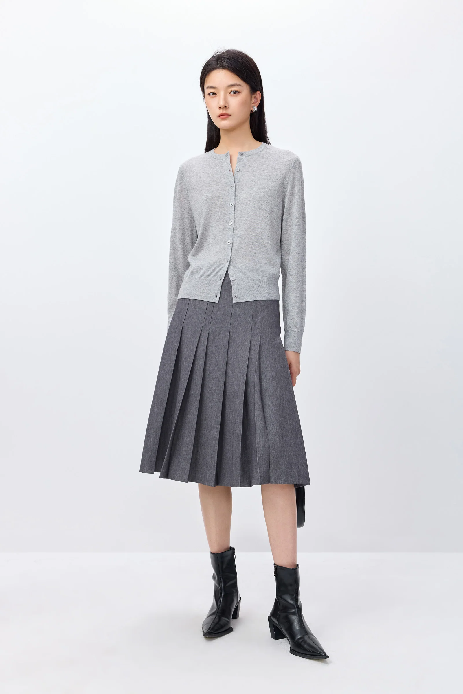 LILY Lightweight Wool-Blend Cardigan - Image 2