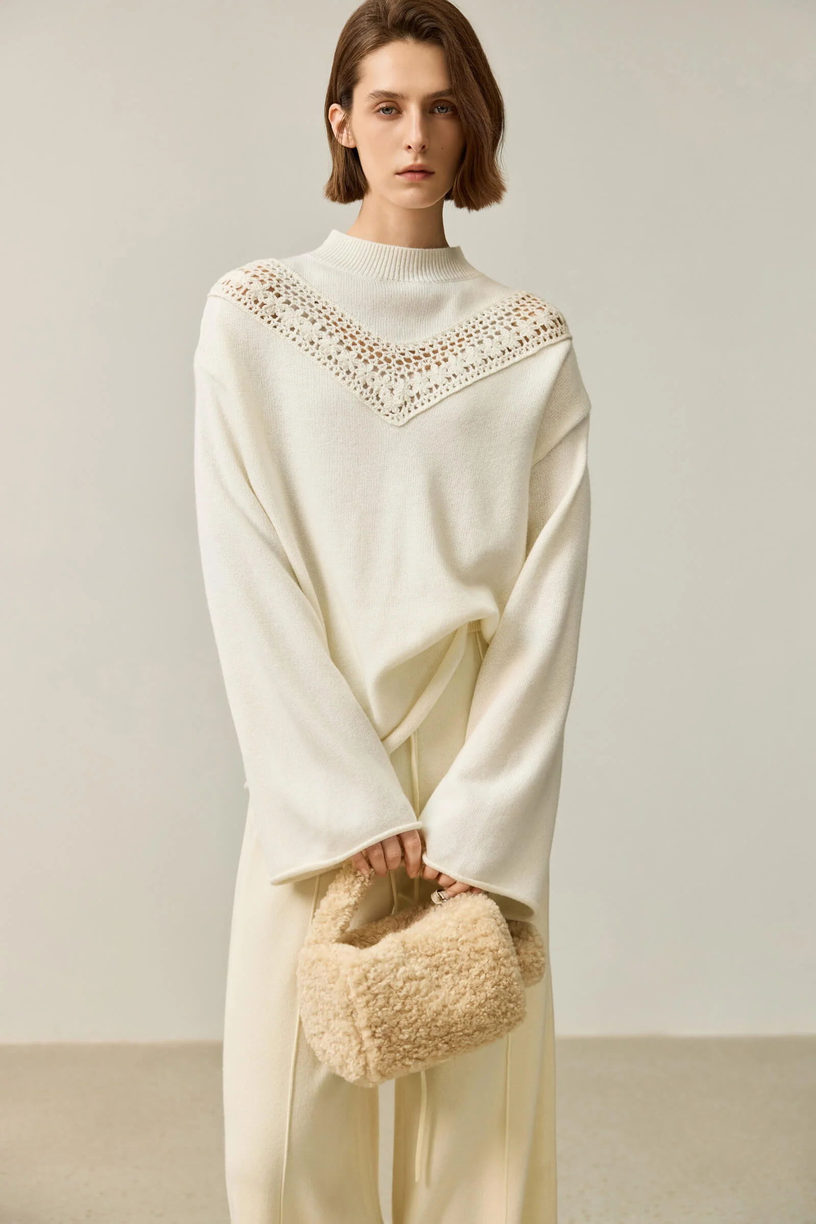 LILY Loose Hand-Crocheted Sweater - Image 5