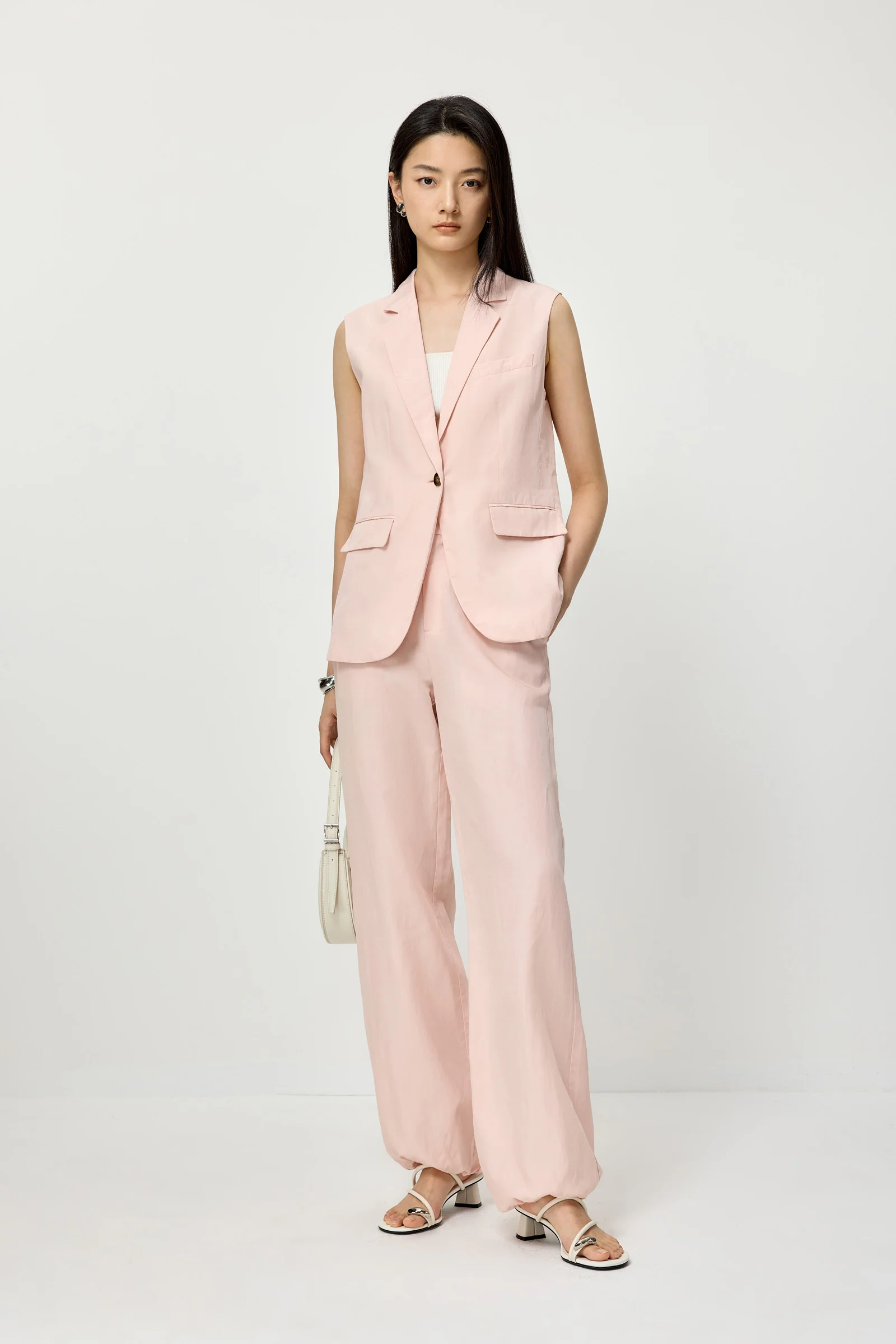 LILY Lyocell-Linen Relaxed Straight Pants - Image 2