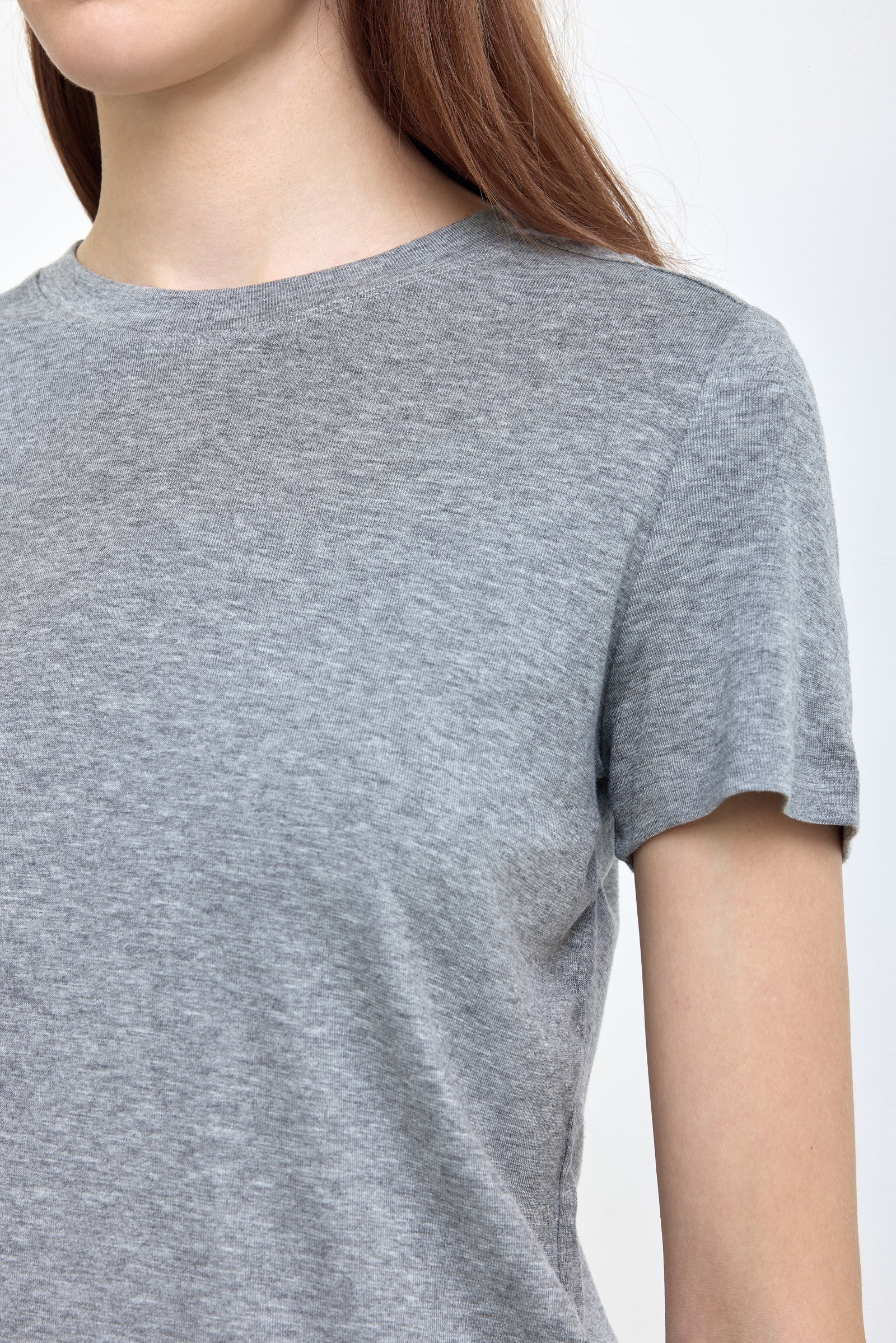 LILY Lyocell-Wool Crewneck Tee - Image 18