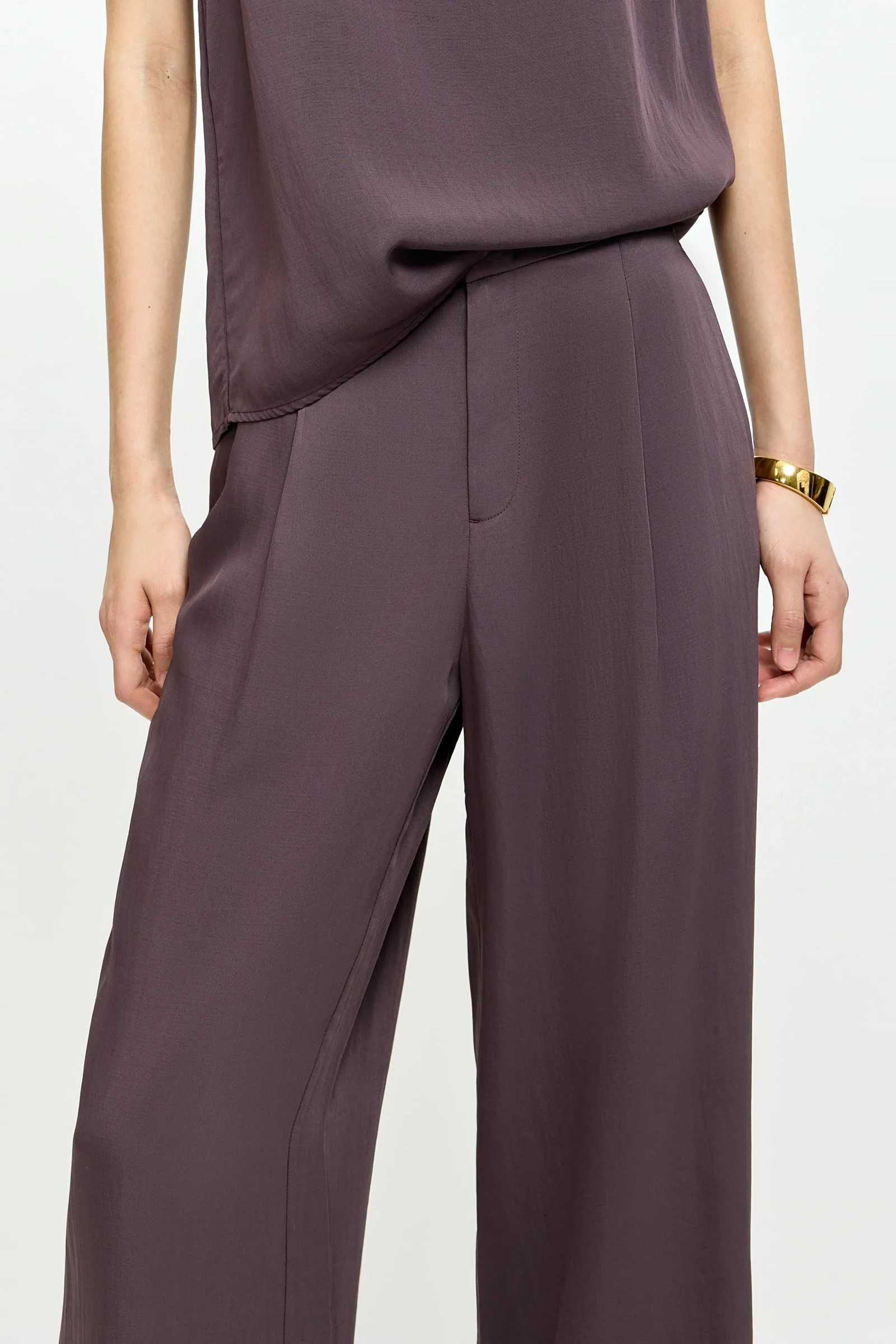 LILY Lyocell-Wool Straight-Leg Trousers - Image 5