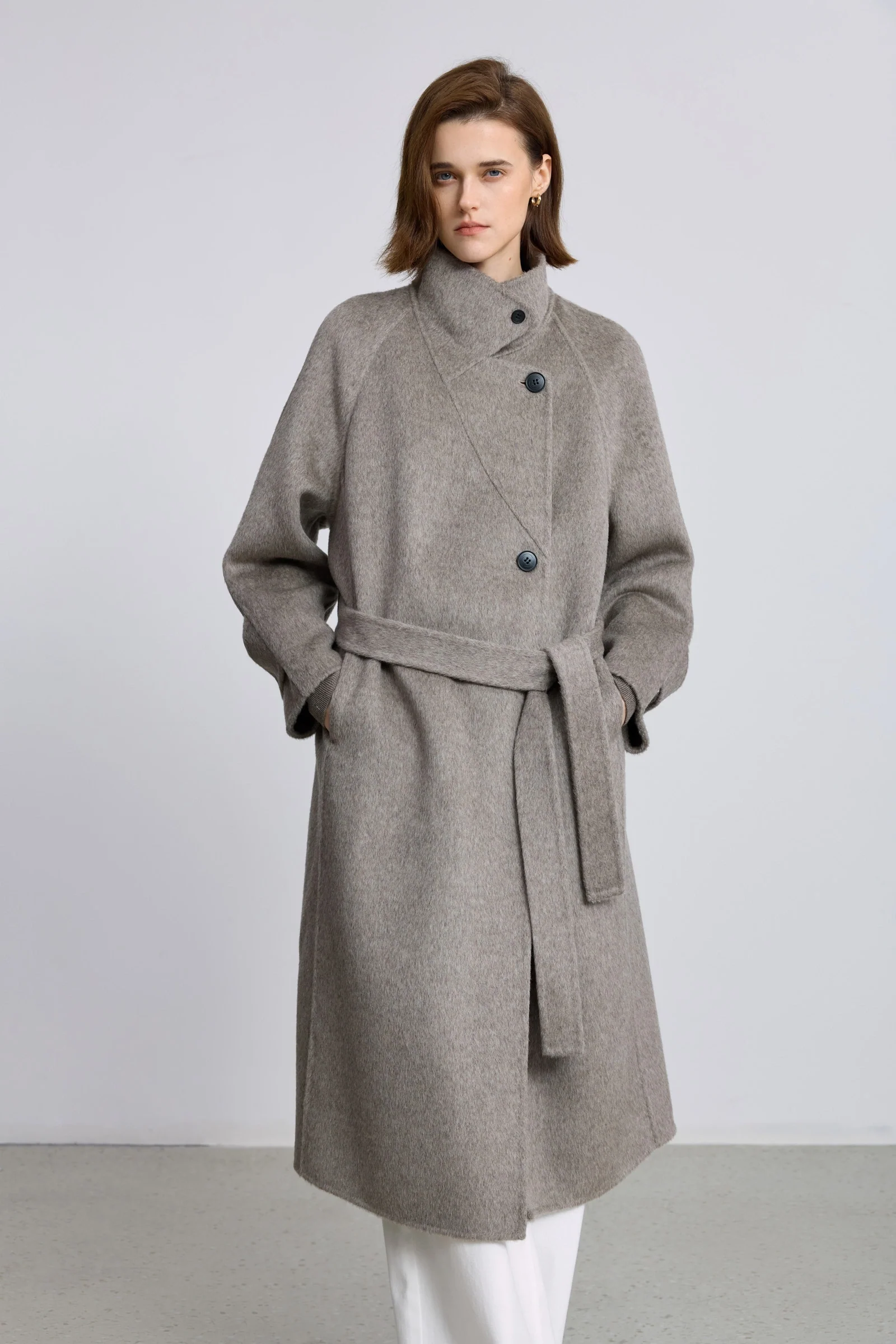 LILY Merino Wool-Blend Double-Face Coat - Image 5